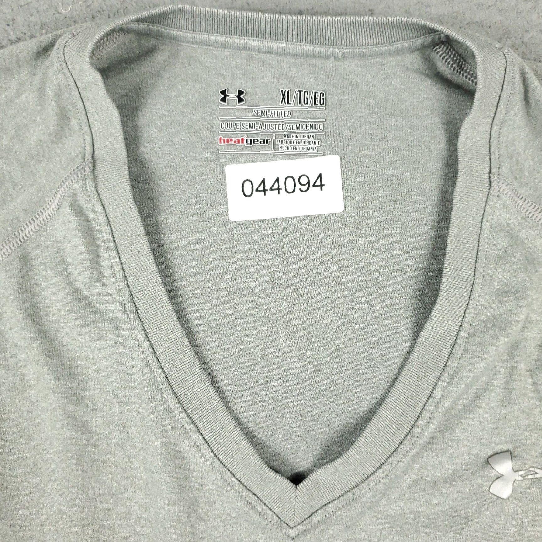 Under Armour Under Armour T Shirt Womens XL Gray Miami Elite Active Short Sleeve Ladies Size XL / US 12-14 / IT 48-50 - 3 Thumbnail