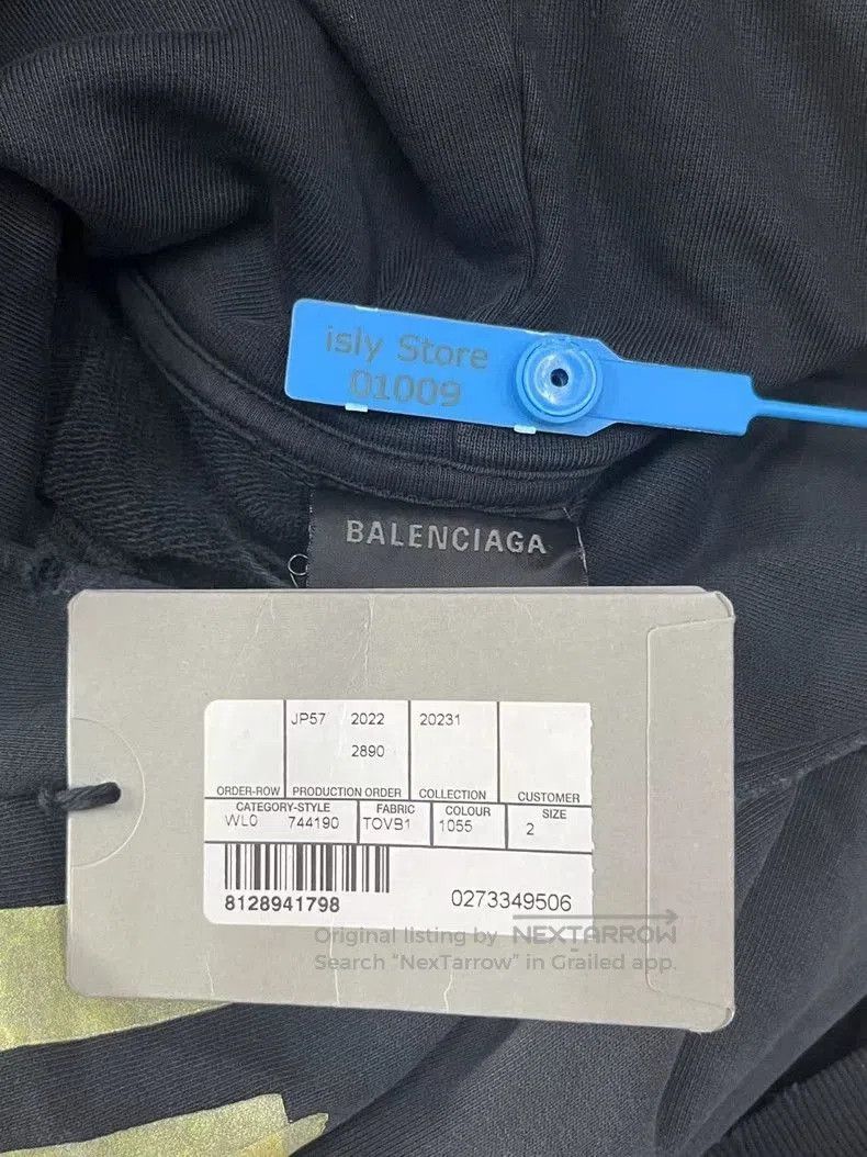 Balenciaga Balenciaga TAPE TYPE Logo Print Hoodie. Size US M / EU 48-50 / 2 - 4 Thumbnail