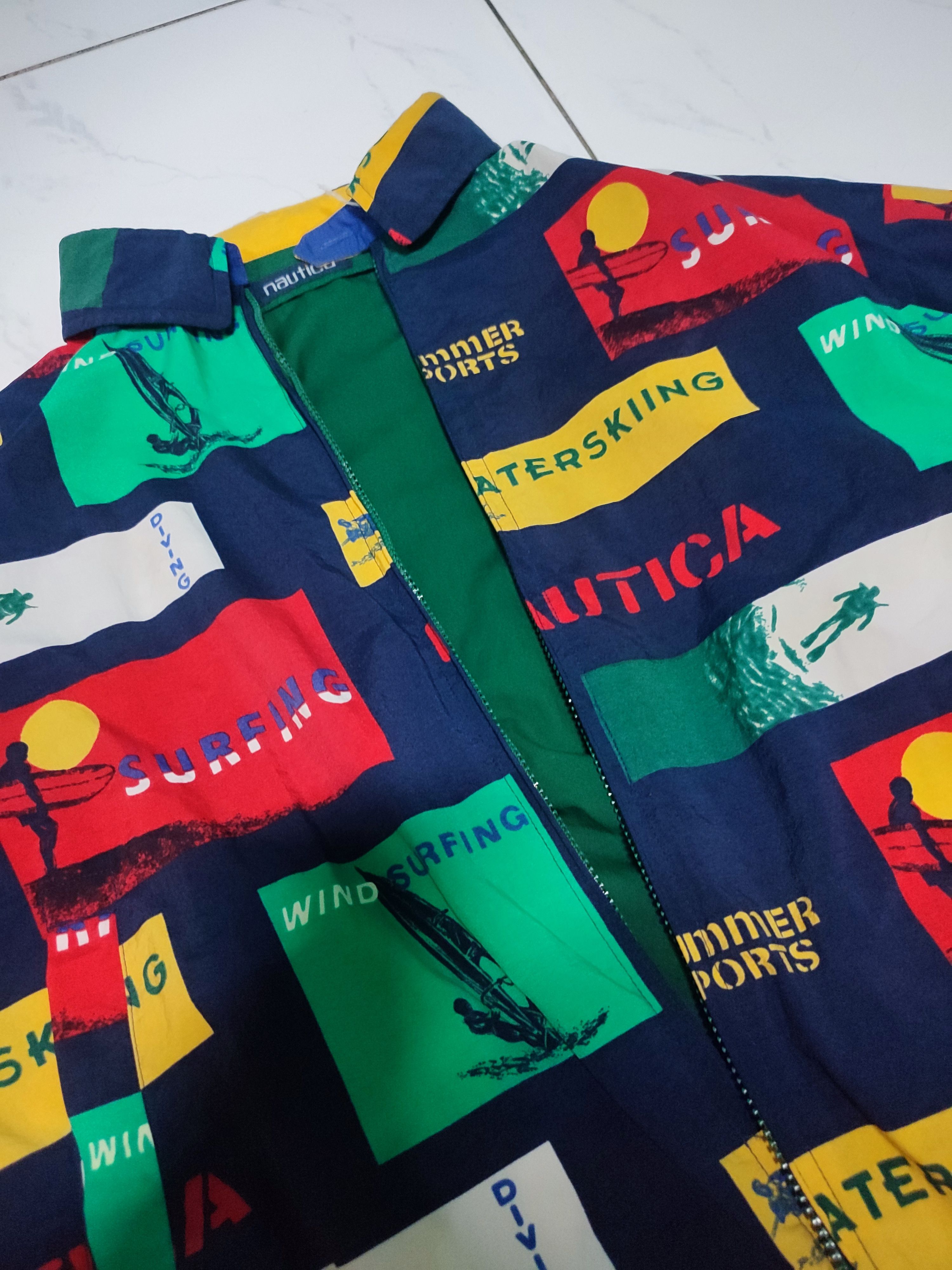 Nautica Vintage Rare Nautica Ocean Sportsman Reversible Jacket Size US L / EU 52-54 / 3 - 5 Thumbnail