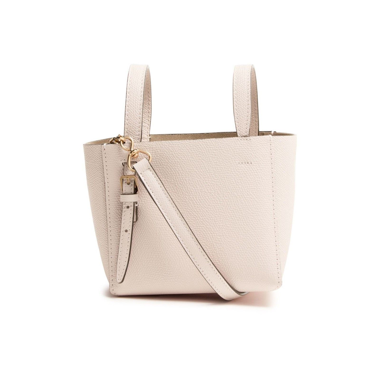 Valextra VALEXTRA Bucket Mini Pale Leather Top Handle Bag New Size ONE SIZE - 3 Thumbnail