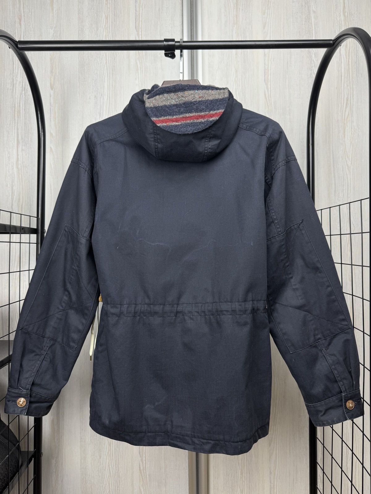 Garbstore Garbstore Hooded Mountain navy blue cotton parka jacket Size US S / EU 44-46 / 1 - 9 Thumbnail