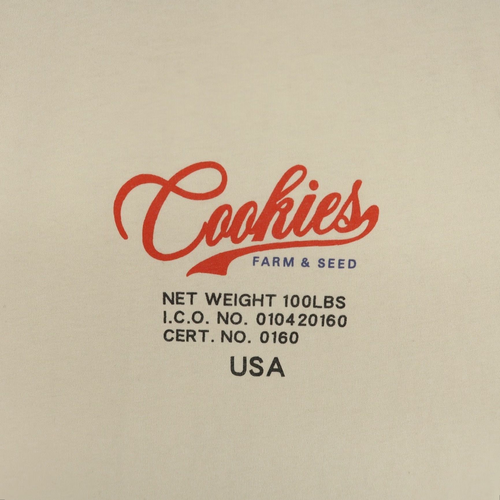 Vintage Cookies T-Shirt Mens M Cream Graphic Print Short Sleeve Casual Streetwear Size US M / EU 48-50 / 2 - 3 Thumbnail