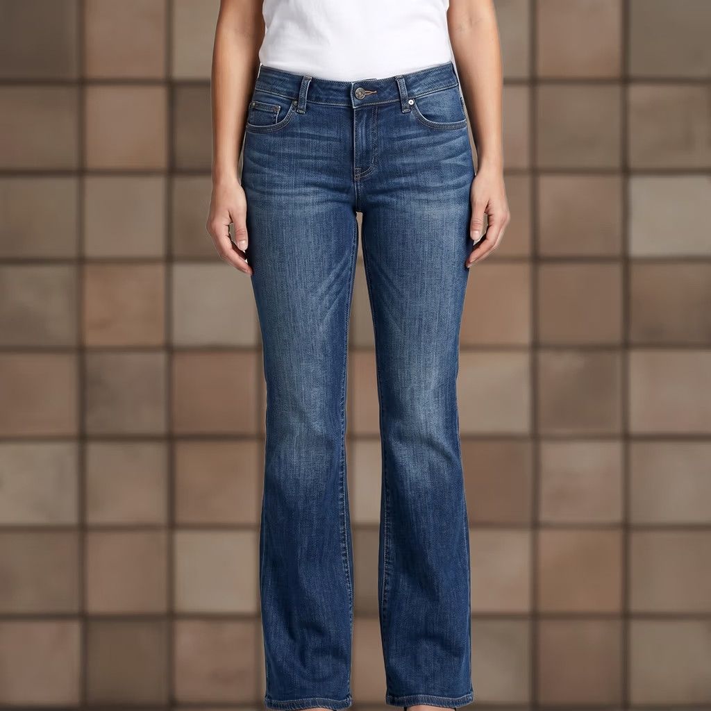 White House Black Market VINTAGE? No. White House Black Market Jeans Flare Leg 5-Pocket Denim Bottoms 27 Inseam 6R Blue Womens */ Size 28" / US 6 / IT 42 - 1 Thumbnail