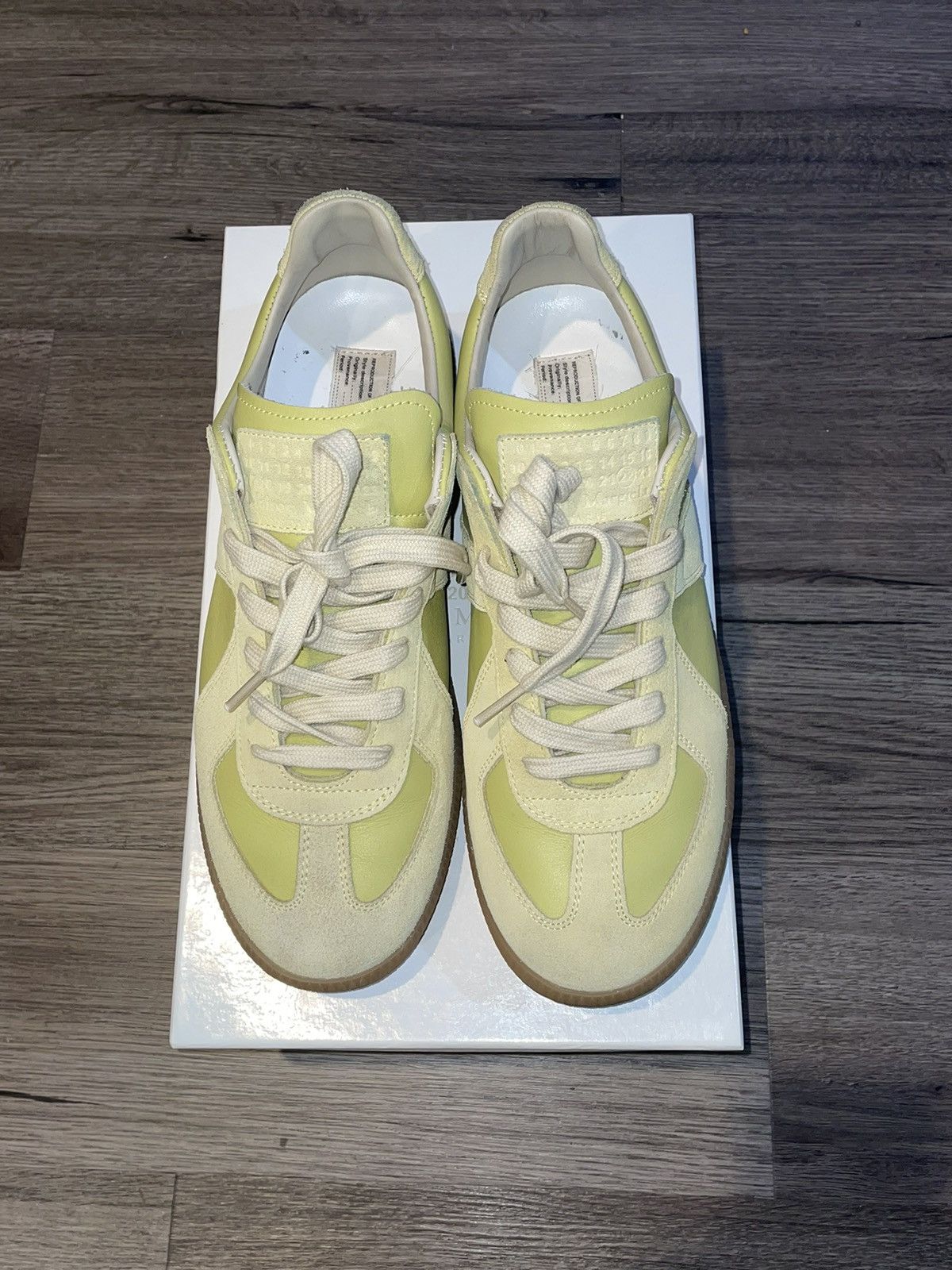 Maison Margiela Maison Margiela Yellow Replica Sneakers 🔰*RARE Colorway ...