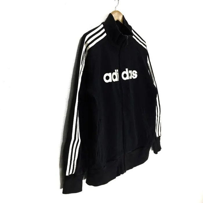 Adidas ADIDAS Big Logo Black Football Sweater Sweatshirt Jacket Size US M / EU 48-50 / 2 - 4 Thumbnail