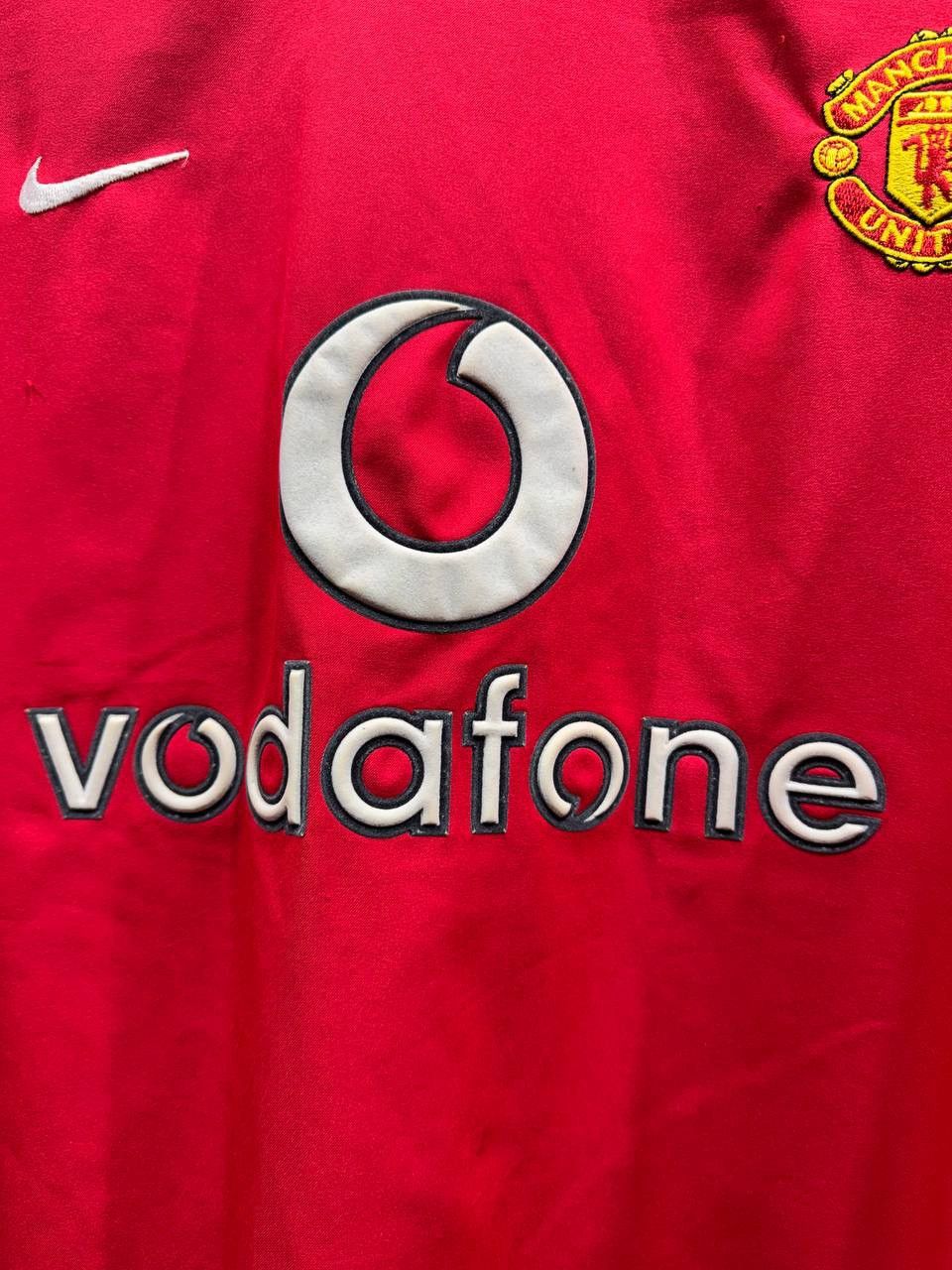 Nike Manchester United 2002/2004 Jersey Shirt Home Vodafone Nike Size US L / EU 52-54 / 3 - 5 Thumbnail