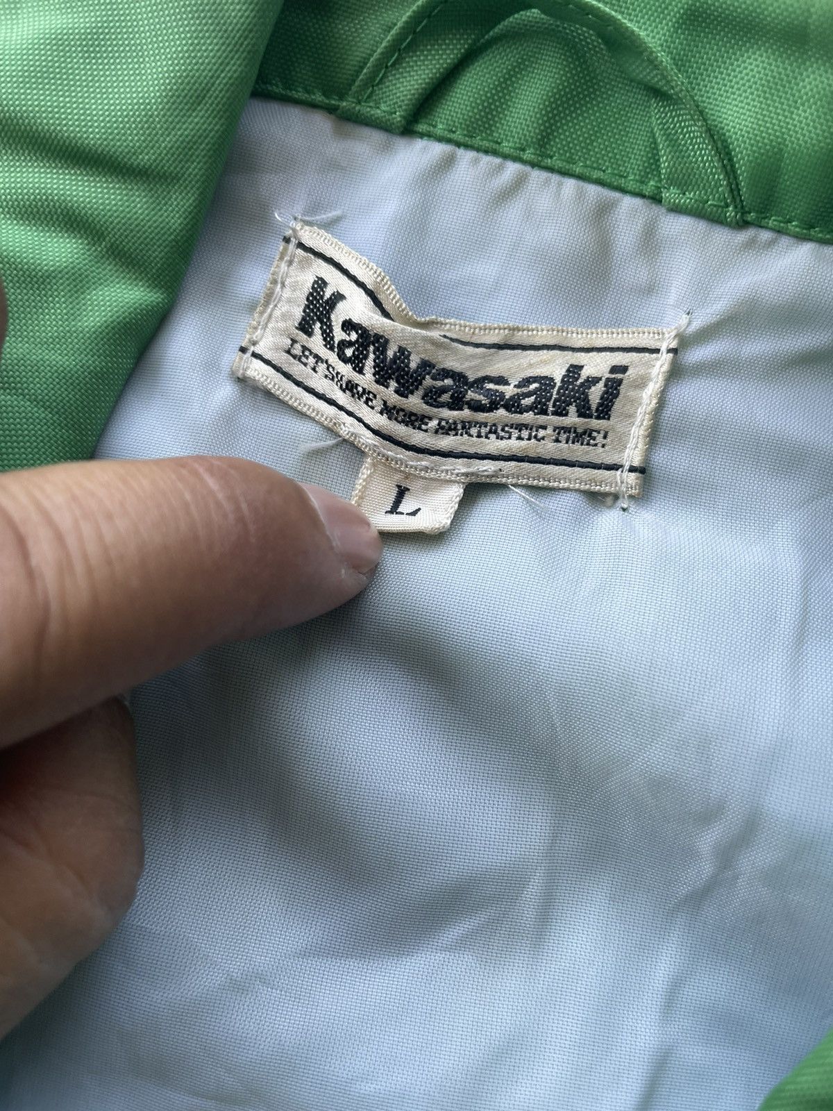 Japanese Brand × Vintage Vintage Kaze Kawasaki Riders Club Jacket Size US L / EU 52-54 / 3 - 15 Thumbnail