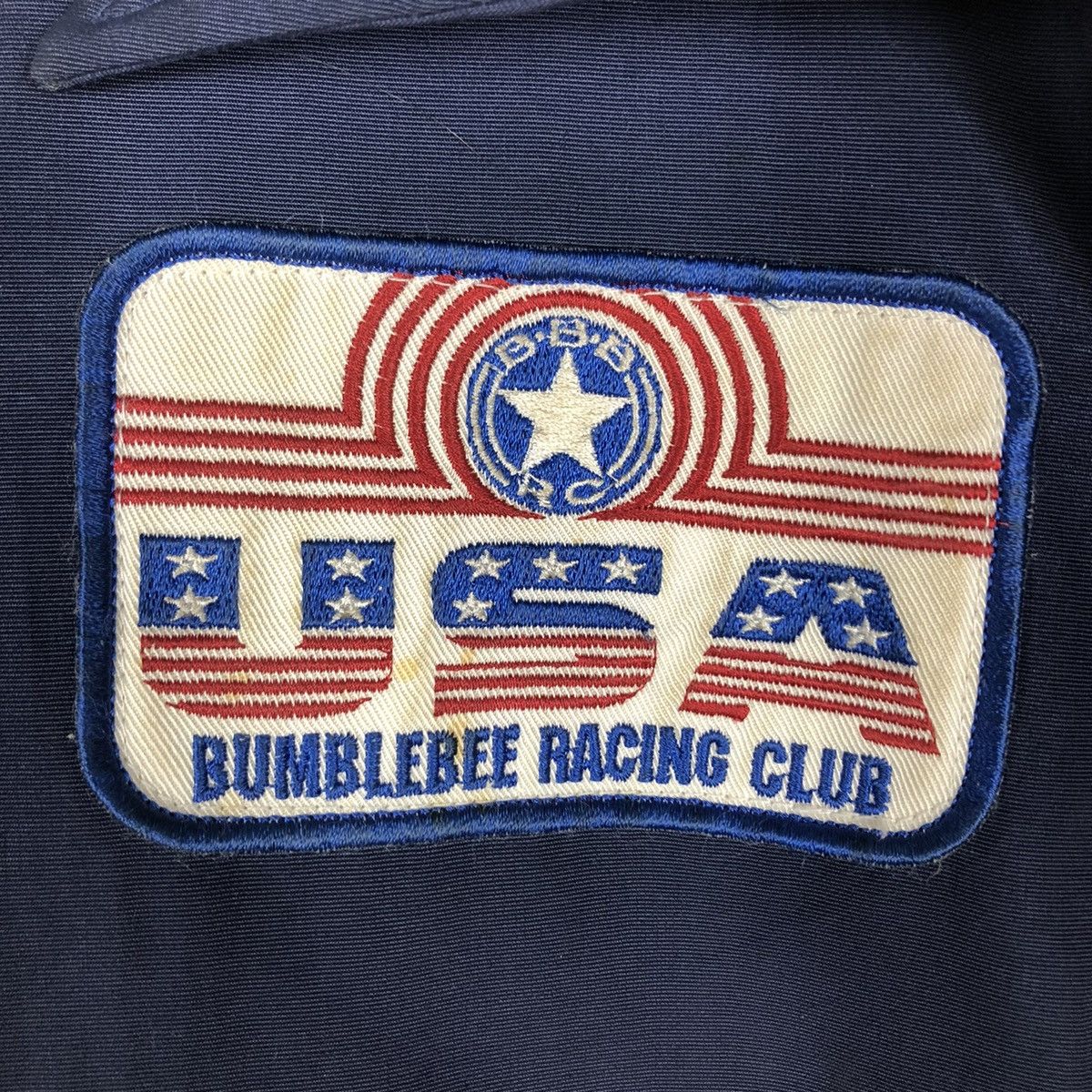 Japanese Brand 📌VINTAGE BOMBER BIKER JACKET BUMBLEBEE RACING CLUB USA Size US L / EU 52-54 / 3 - 20 Thumbnail