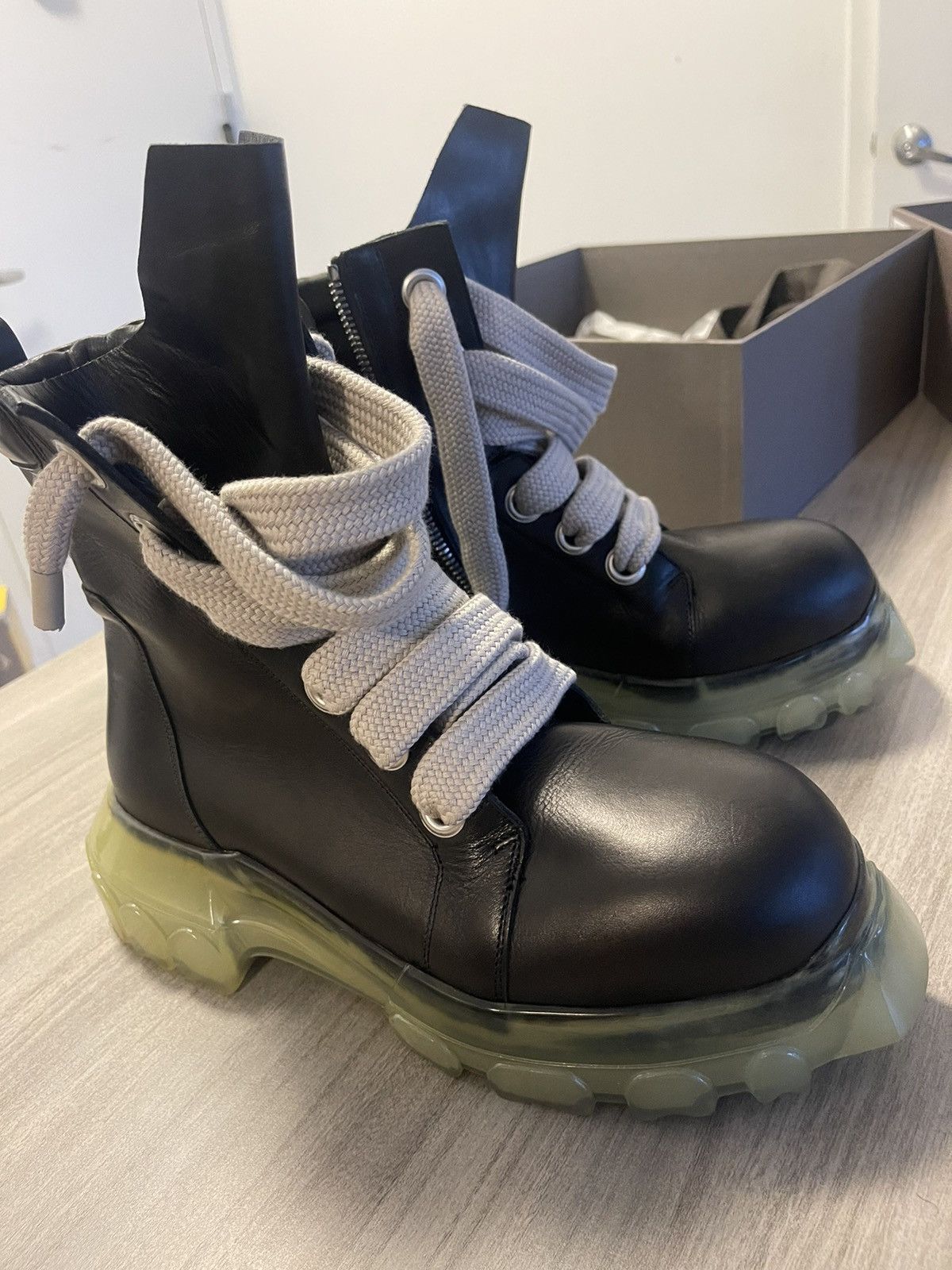 Rick Owens Rick Owens Jumbo Lace Bozo Tractor Boots | Grailed