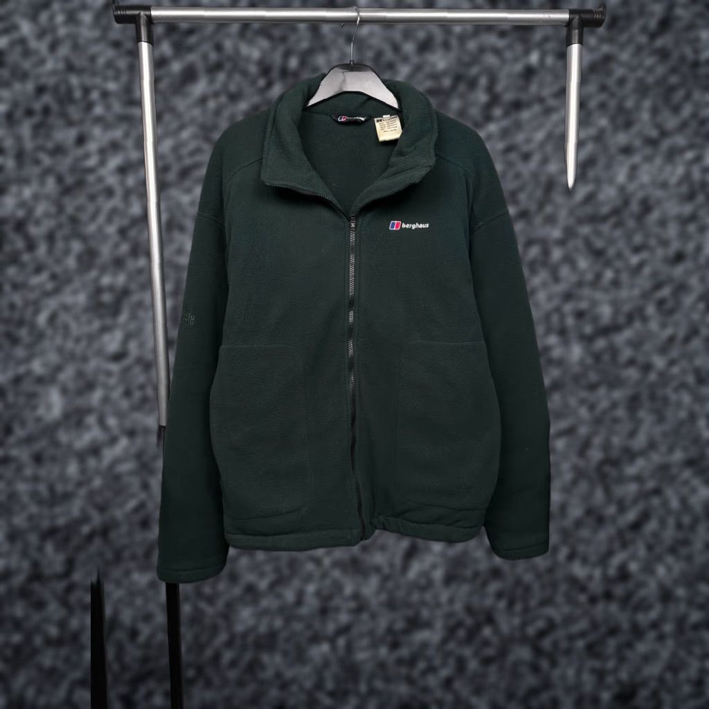Berghaus Berghaus Windstopper Fleece Jacket Berghaus 90s Vintage Mens Windstopper Fleece Jacket Size L Green 90s Mens Jacket Size US L / EU 52-54 / 3 - 1 Thumbnail