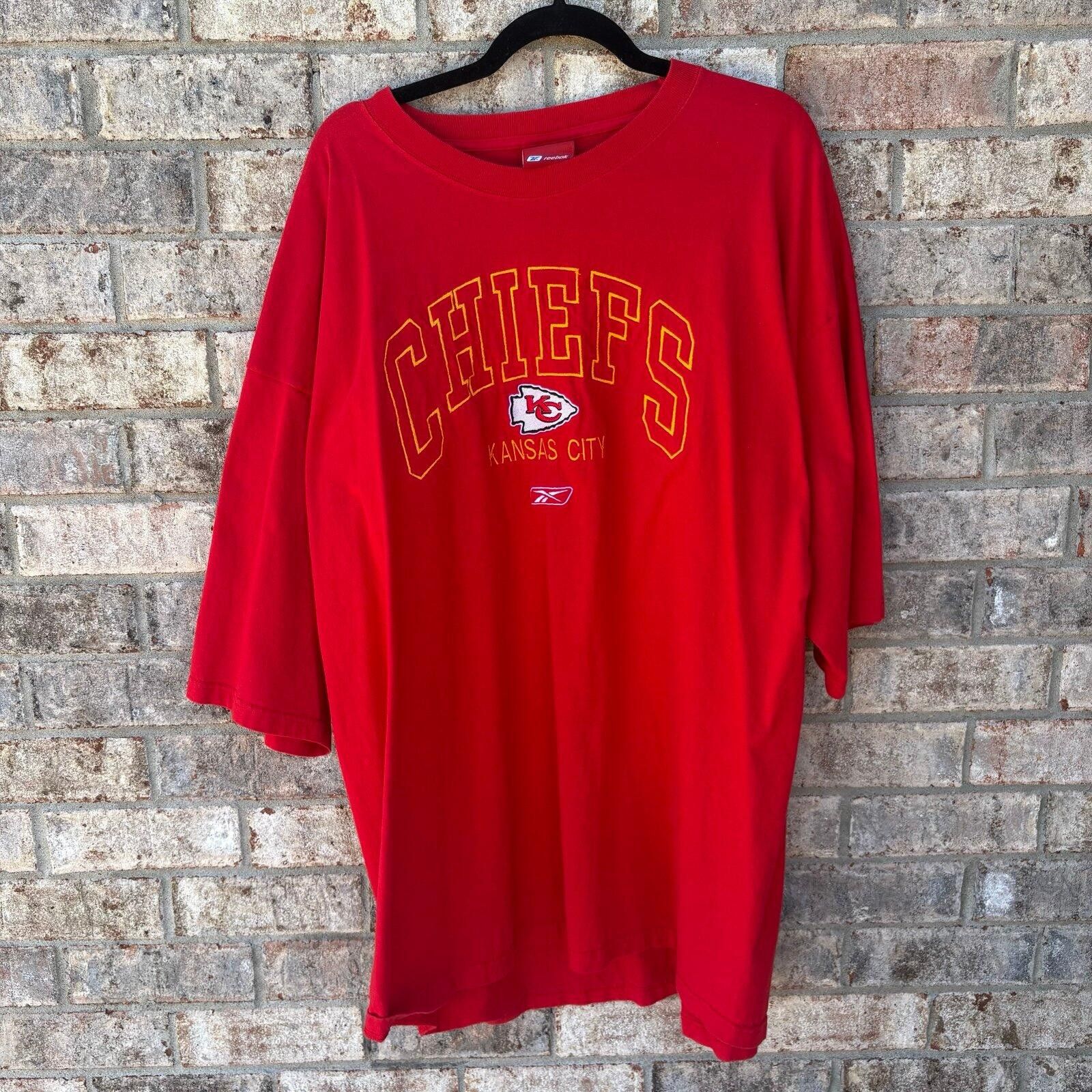 Reebok Vintage 90s Kansas City Chiefs tee Size US XL / EU 56 / 4 - 7 Thumbnail