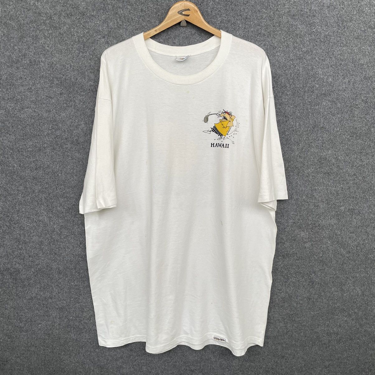 Vintage Vintage 1990s The Slice Meister Crazy Shirt Tee Size US XXL / EU 58 / 5 - 5 Thumbnail