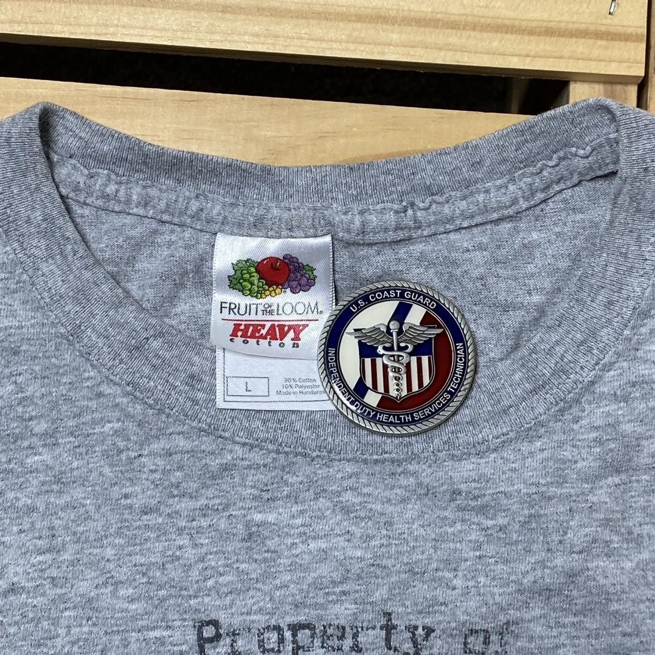 Fruit Of The Loom Vintage "Property of Jesus..." Gray Jesus Gym Tee Size Large Size US L / EU 52-54 / 3 - 3 Thumbnail