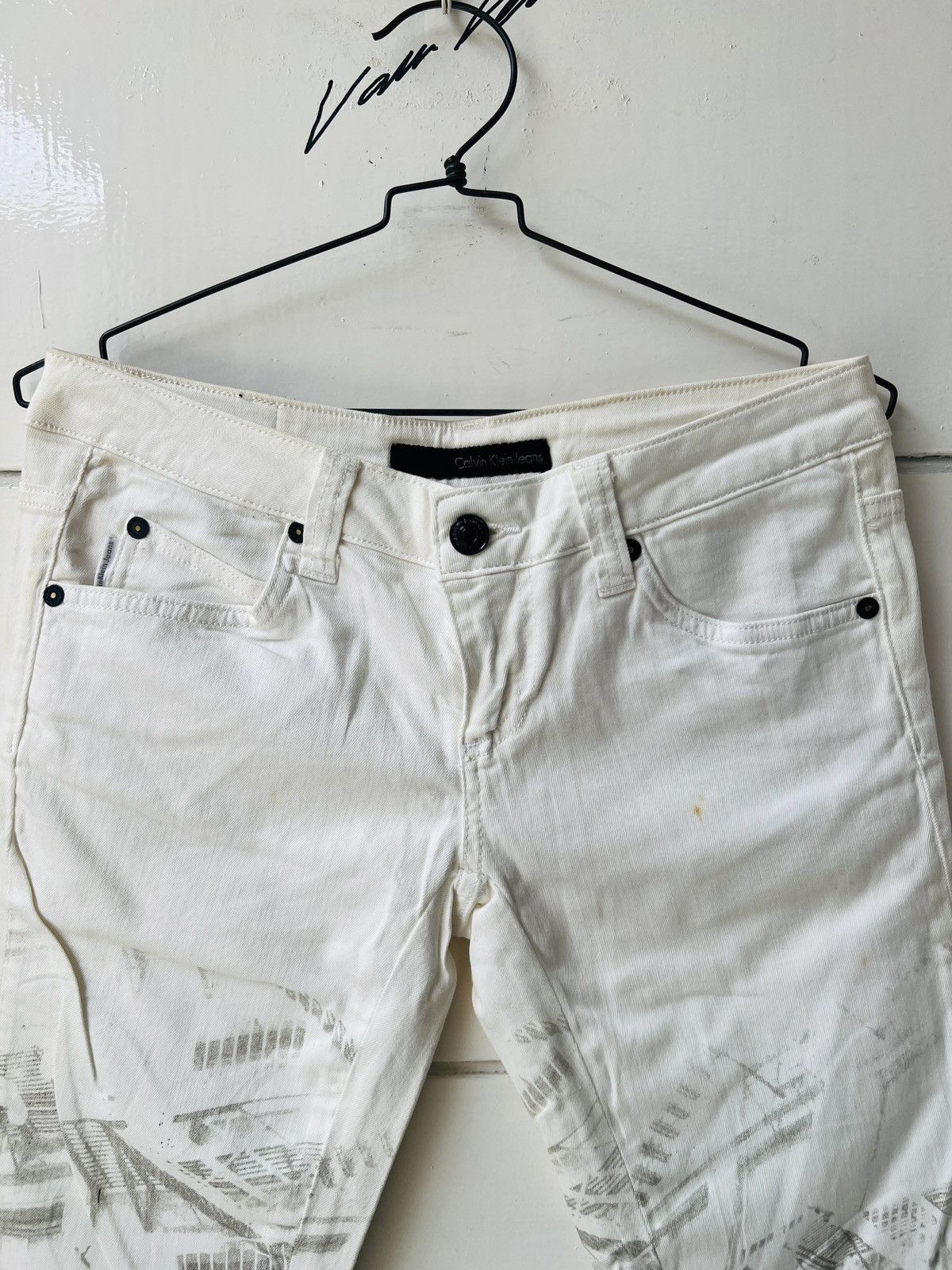 Calvin Klein Calvin Klein Raf Simons Printed Jeans Size US 28 / EU 44 - 4 Thumbnail