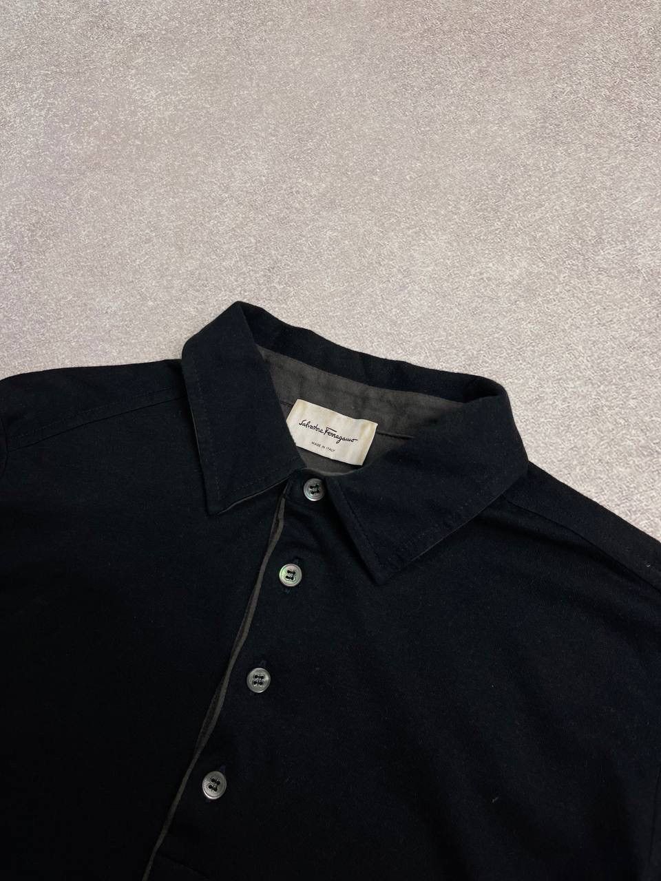 Salvatore Ferragamo Vintage Salvadore Ferragamo Polo Longsleeve Shirt S Size US S / EU 44-46 / 1 - 2 Thumbnail
