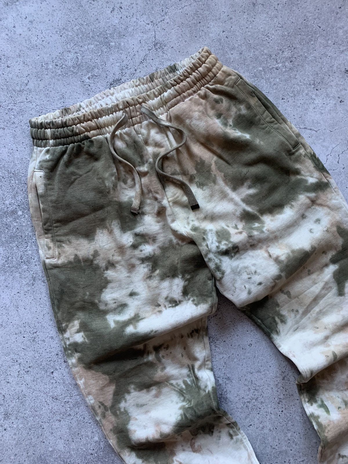 Talentless Talentless Camo Green Acid Wash Sweatsuit Hoodie Sweatpants Size US XL / EU 56 / 4 - 7 Thumbnail