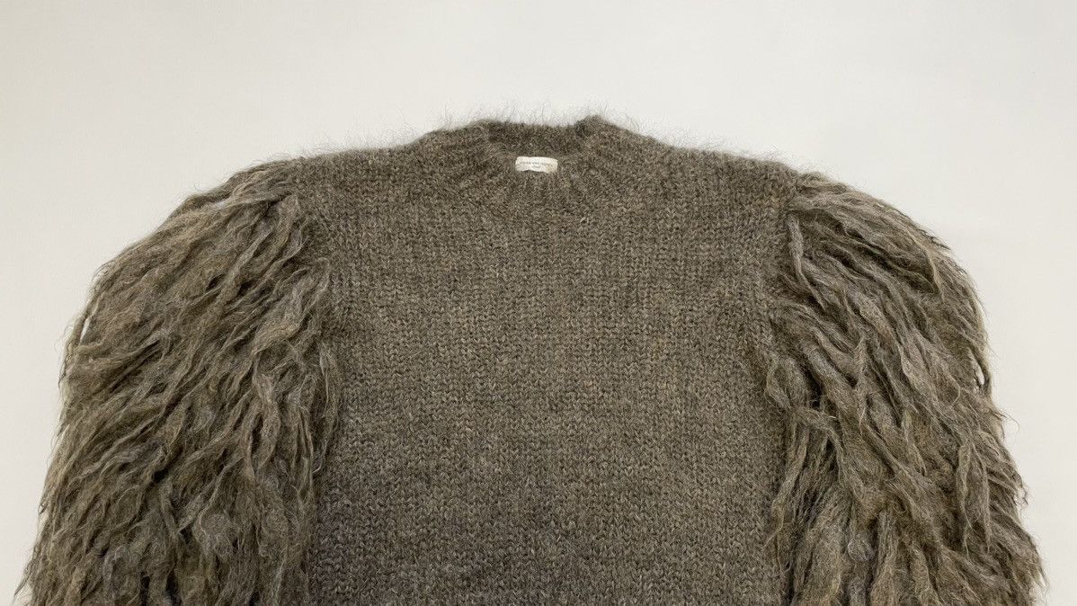 Dries Van Noten ‘Pom Pom Sleeves’ Mohair Sweater Size S / US 4 / IT 40 - 3 Thumbnail