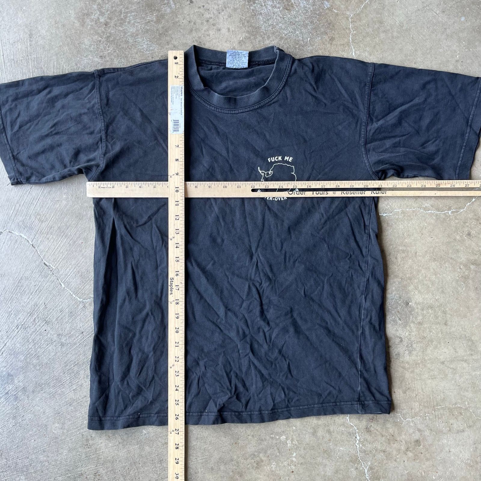 Vintage VINTAGE F*CK ME GRAPHIC OFFENSIVE SHIRT SCRIPT TEE LARGE Size US L / EU 52-54 / 3 - 6 Thumbnail