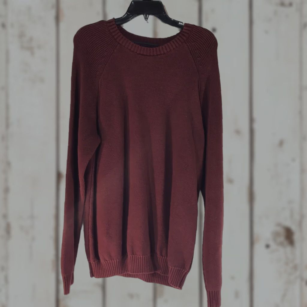 Gap Gap Women's Sweater Pullover Knit Long Sleeve Round Neck Fall Winter XL Burgundy Casual Modern Size XL / US 12-14 / IT 48-50 - 1 Thumbnail