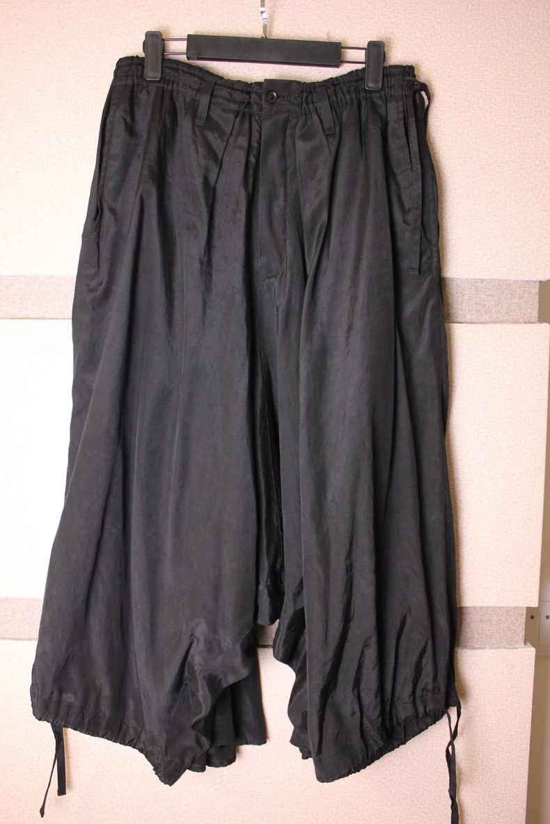 yohji yamamoto 19ss low crotch crow pants
