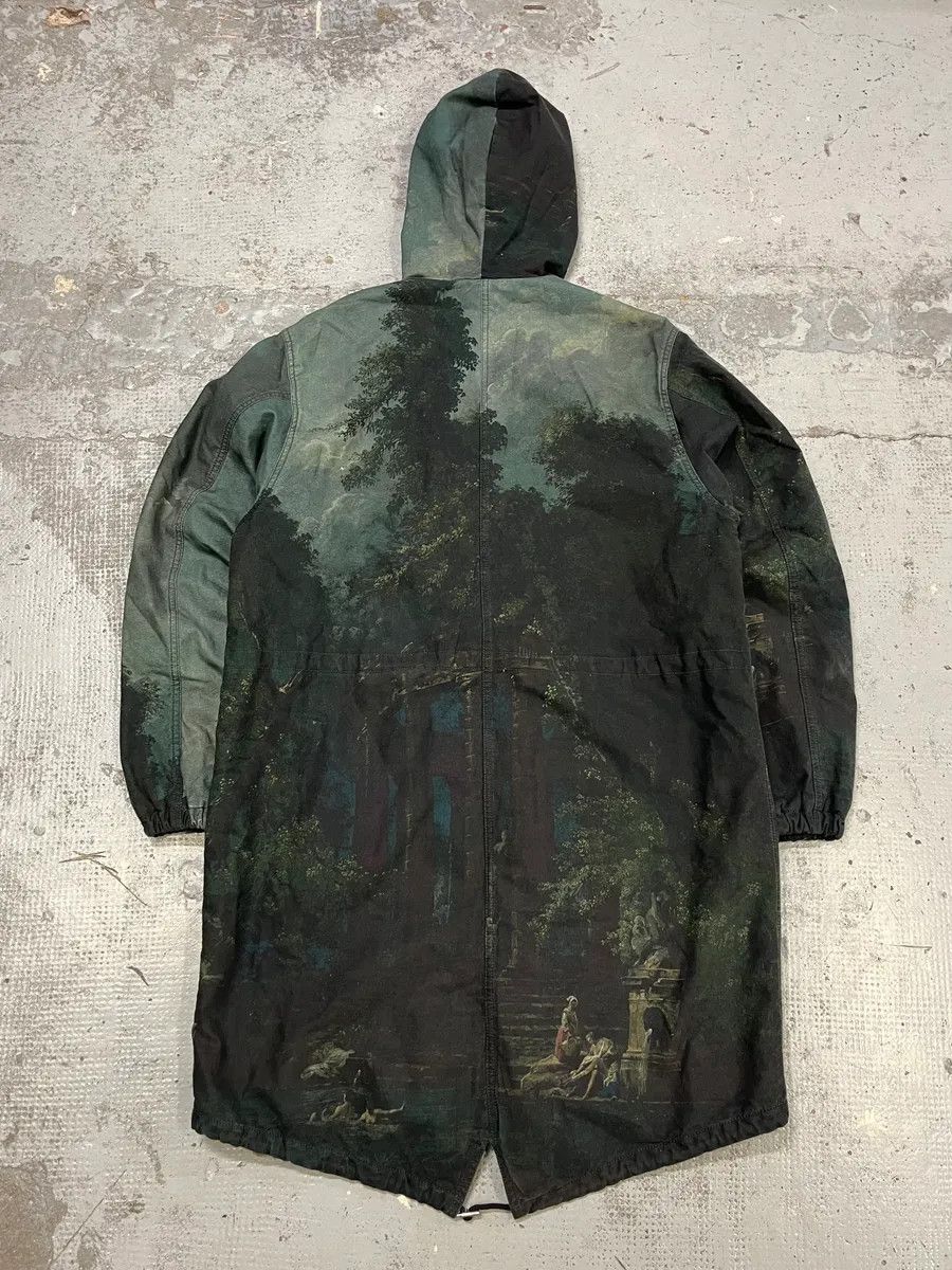 Alexander McQueen 2010s Alexander McQueen Forest Dark Green Nylon Long Parka Jacket Size US M / EU 48-50 / 2 - 7 Thumbnail