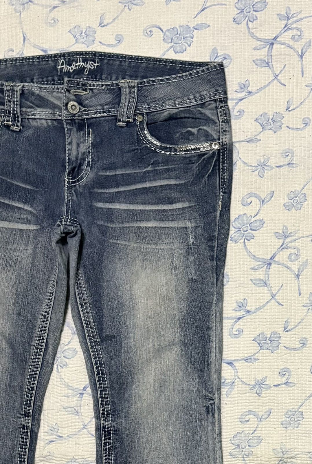Vintage Amethyst Streetwear Jeans Flared Denim Size US 34 / EU 50 - 7 Thumbnail