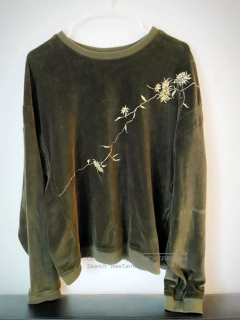 Haider Ackermann Haider Ackermann Velvet Sweatshirt. Size US M / EU 48-50 / 2 - 1 Thumbnail