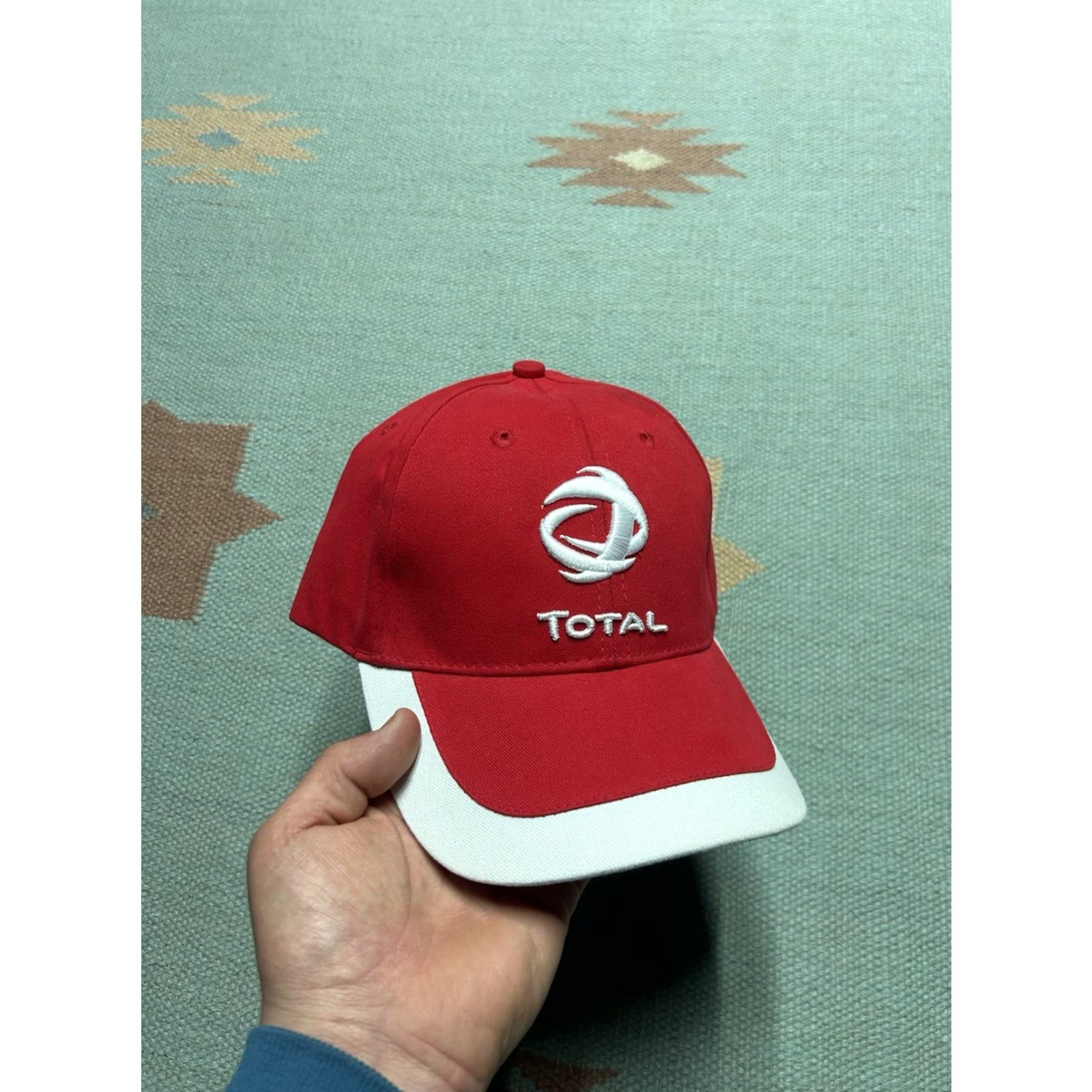Vintage Vtg strapback hat baseball cap Total Lubricants racing adjustable NOS Men Red Size ONE SIZE - 2 Thumbnail