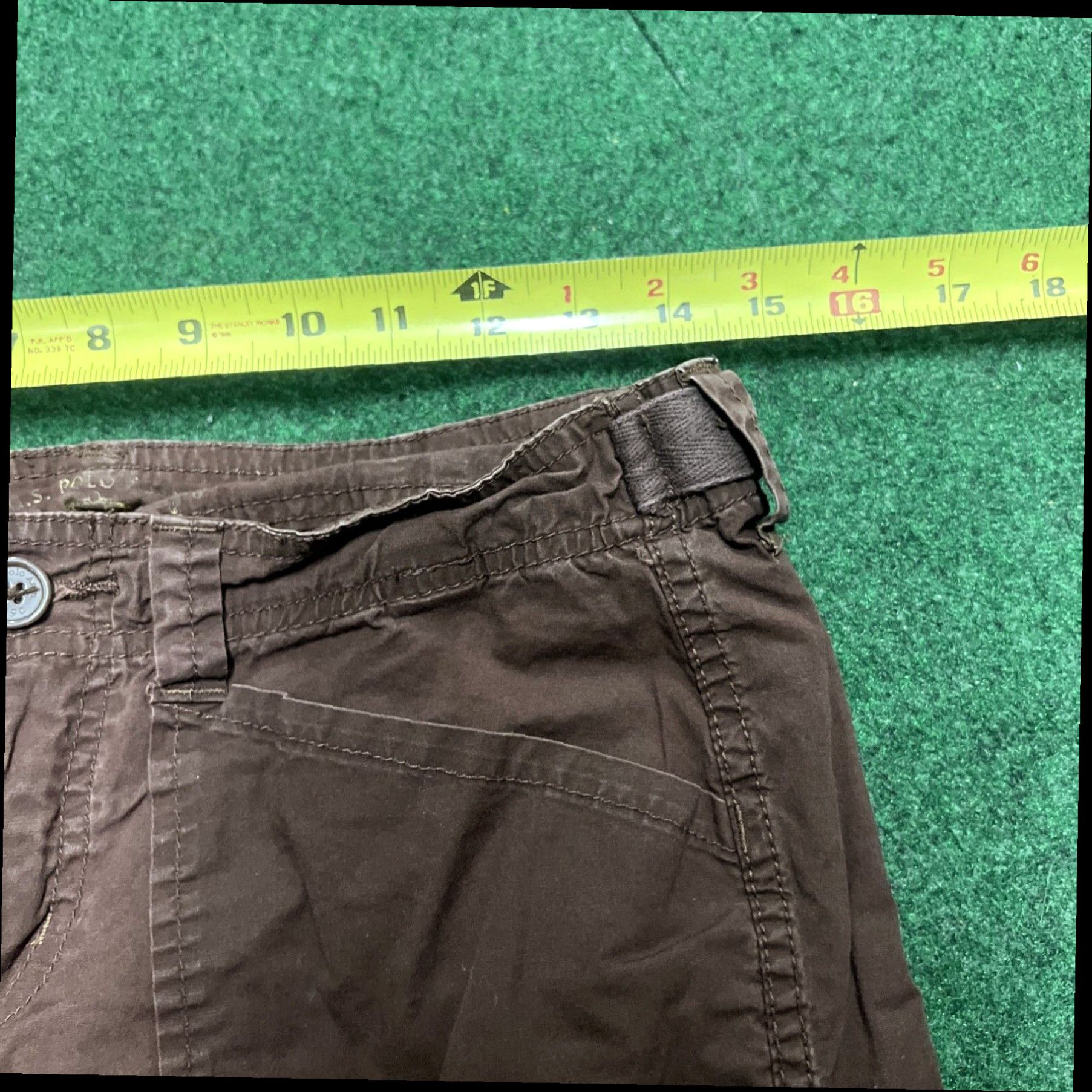 Vintage Women's U.S POLO ASSN Brown Capri Pants Size 8 Summer Outdoors Size 30" / US 8 / IT 44 - 6 Thumbnail