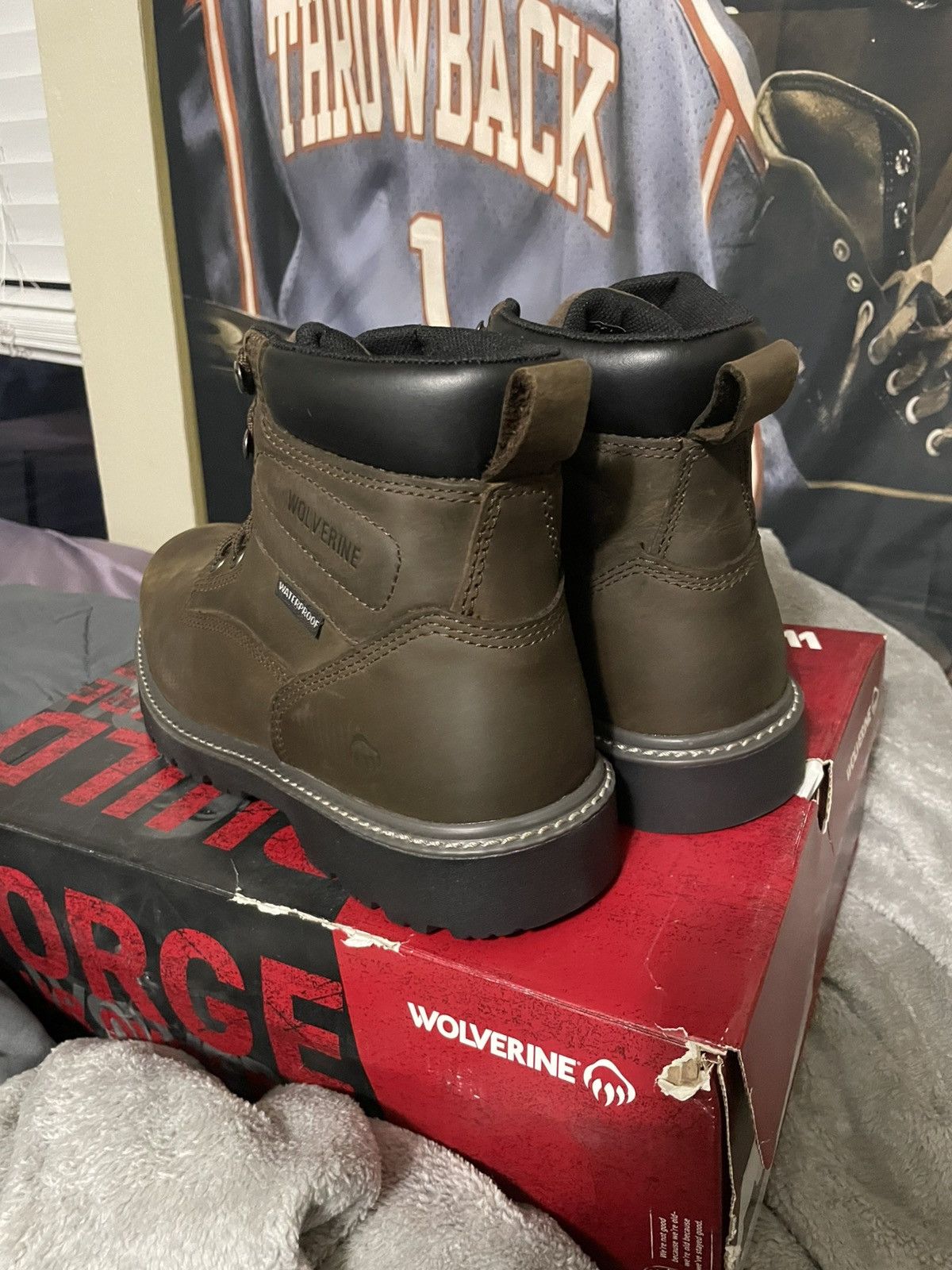 Wolverine Wolverine Men’s Floorhand WP 6” Boots Size US 10.5 / EU 43-44 - 3 Thumbnail