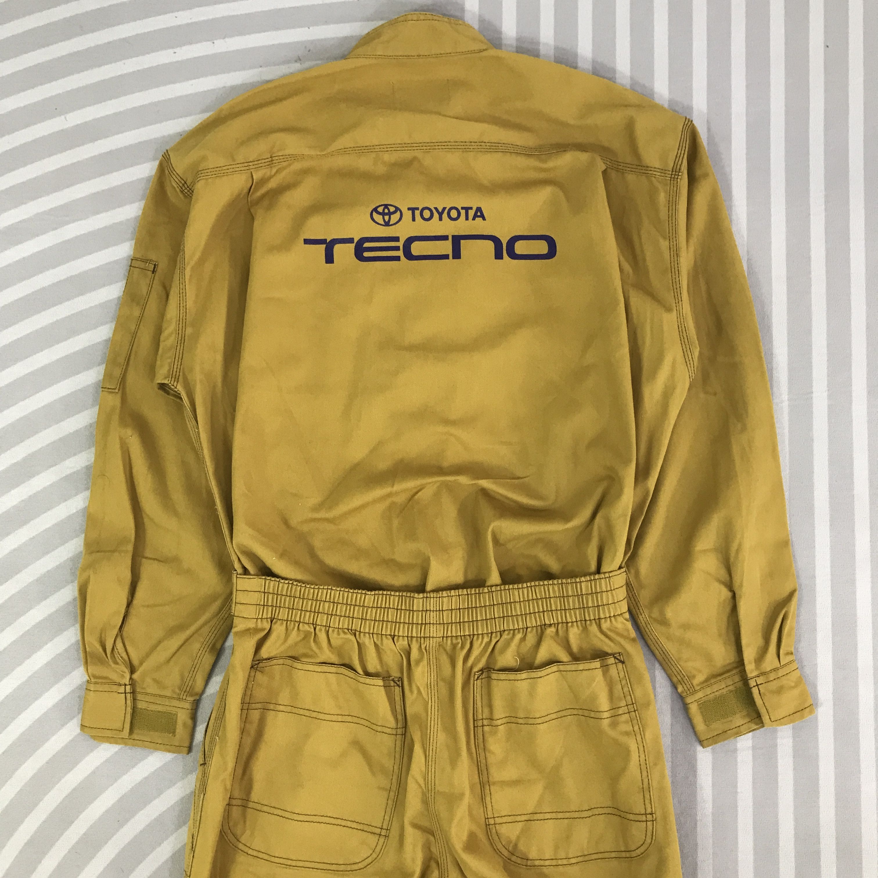Japanese Brand Vintage Toyota Techno work Coverall Jacket K109B7 Size US L / EU 52-54 / 3 - 2 Thumbnail