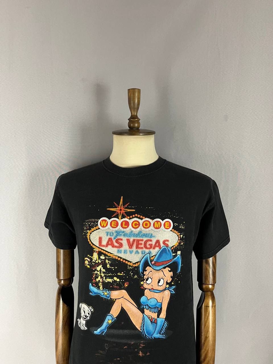 Vintage Betty Boop Las Vegas Tee T Shirt Vintage 1990s Size US M / EU 48-50 / 2 - 2 Thumbnail