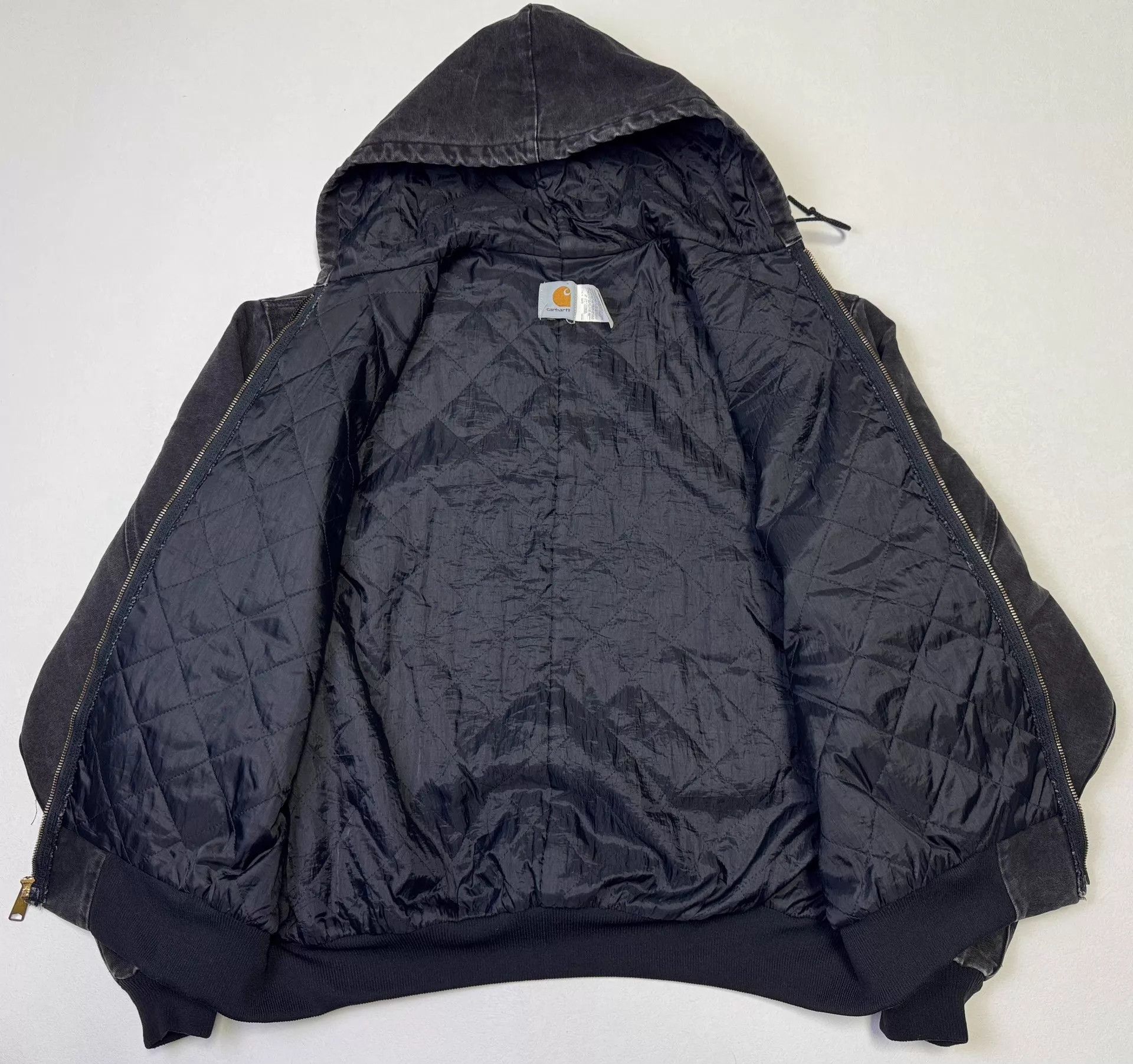 Carhartt Vintage Carhartt J06 ONX Black XXL Hooded Work Jacket 1999 Size US XXL / EU 58 / 5 - 4 Thumbnail
