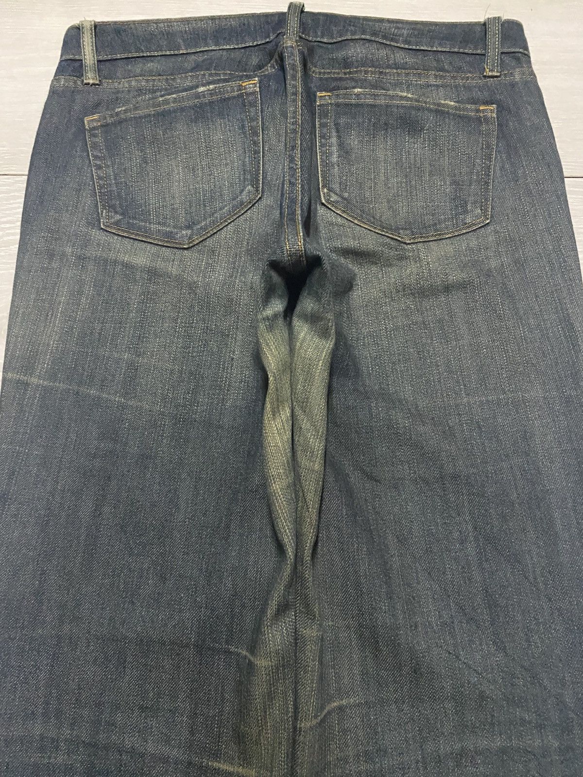 Uniqlo Vintage Japanese Brand Uniqlo Black Denim Boot Slim Jeans Size US 31 - 4 Thumbnail