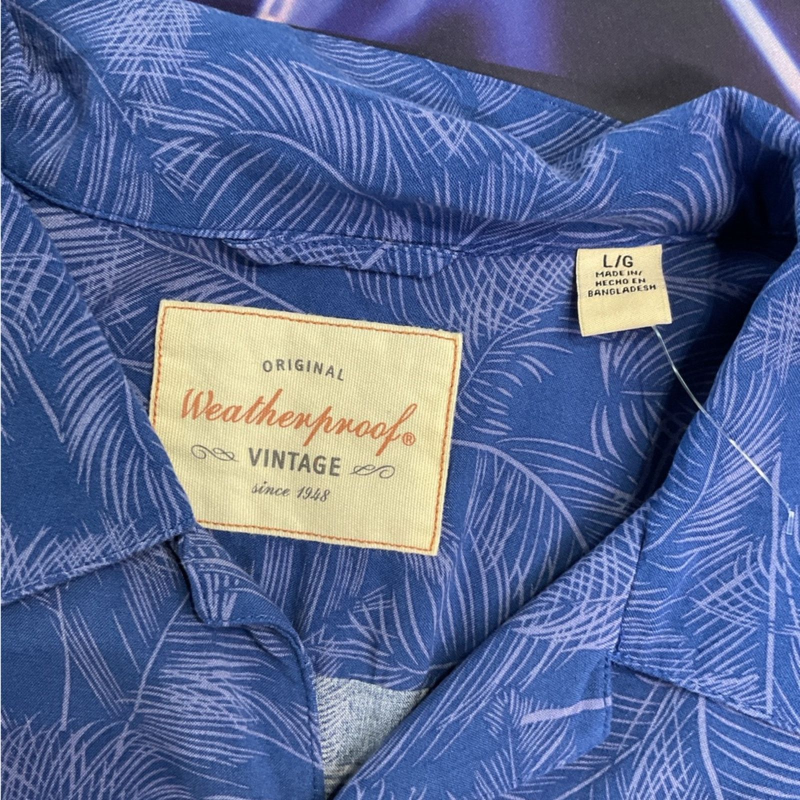 Vintage Weatherproof Hawaiian Shirt Size US L / EU 52-54 / 3 - 3 Thumbnail