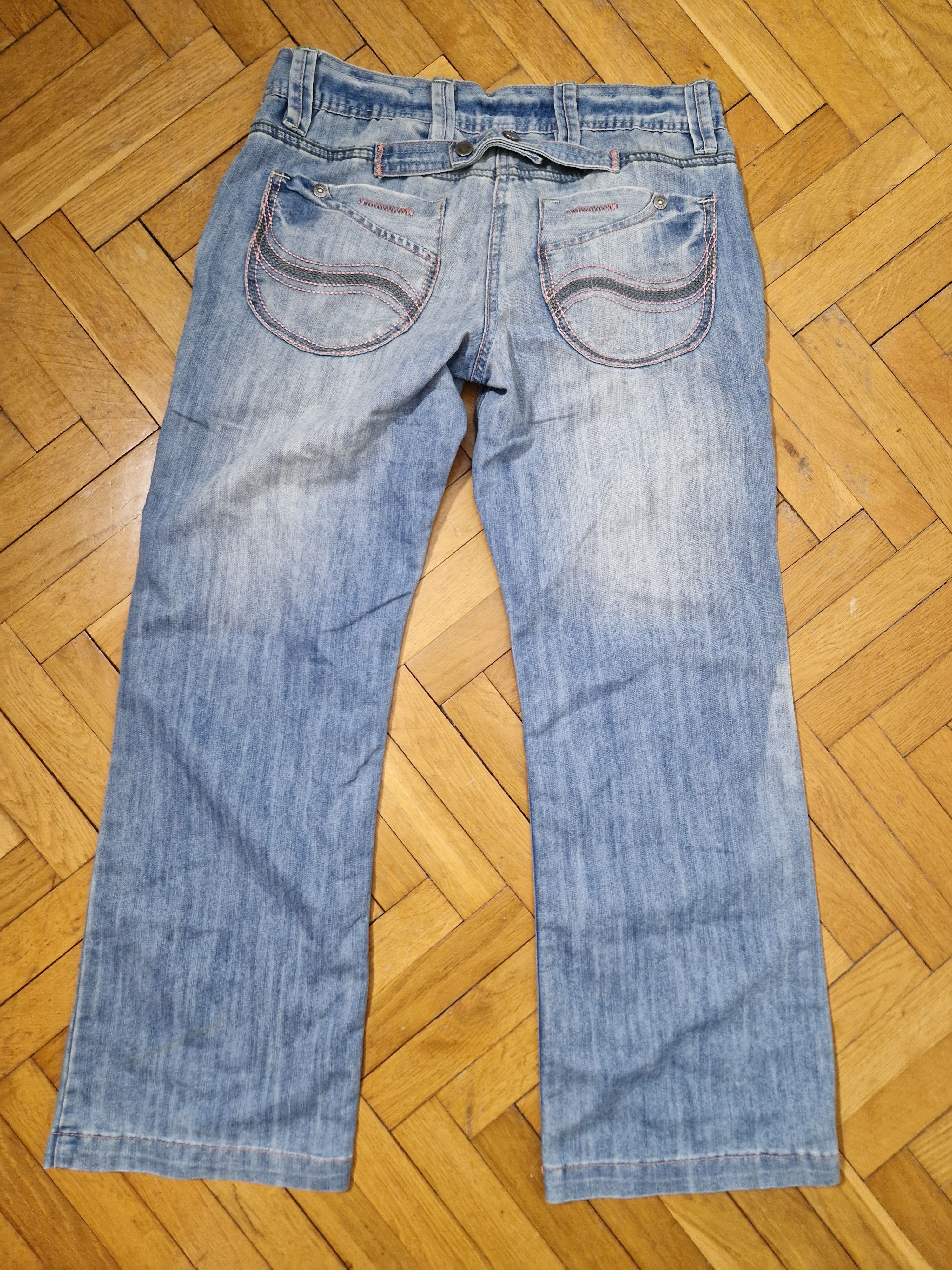Miss Sixty × Vintage vintage wide leg low waist denim pants y2k 2000s Size 28" / US 6 / IT 42 - 2 Thumbnail