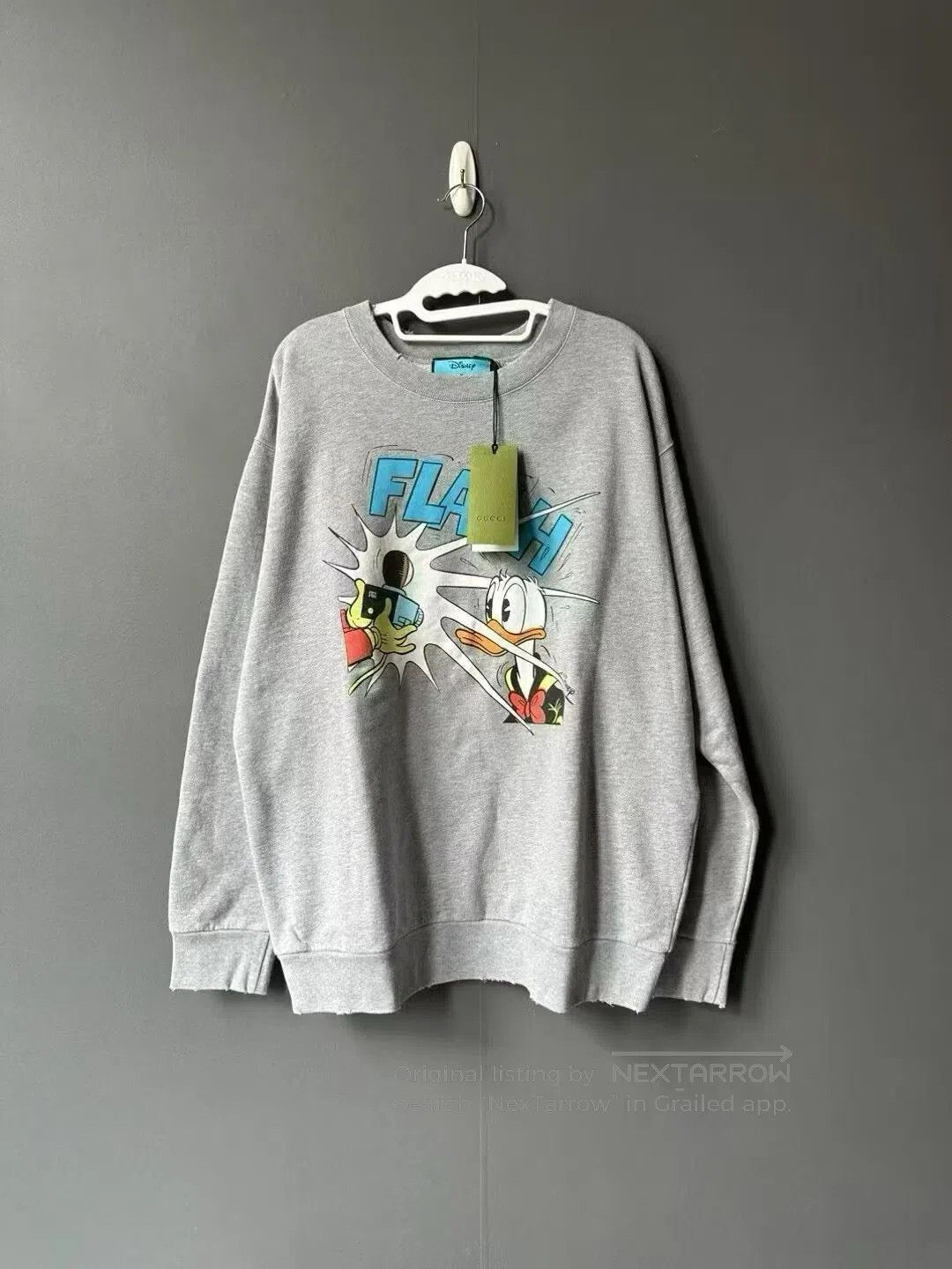 Gucci Guicci Donald Duck Embroidered Sweatshirt| Size US M / EU 48-50 / 2 - 1 Thumbnail