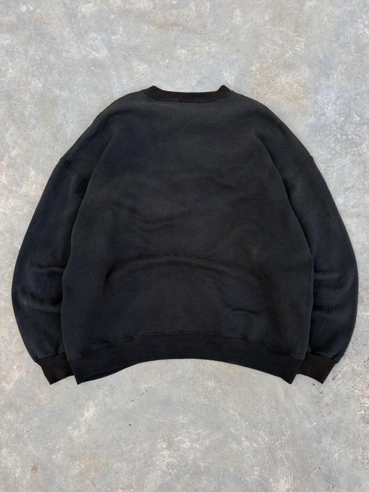 Russell Athletic XXL* Thrashed Faded BLACK RUSSELL Crewneck Size US XXL / EU 58 / 5 - 5 Thumbnail