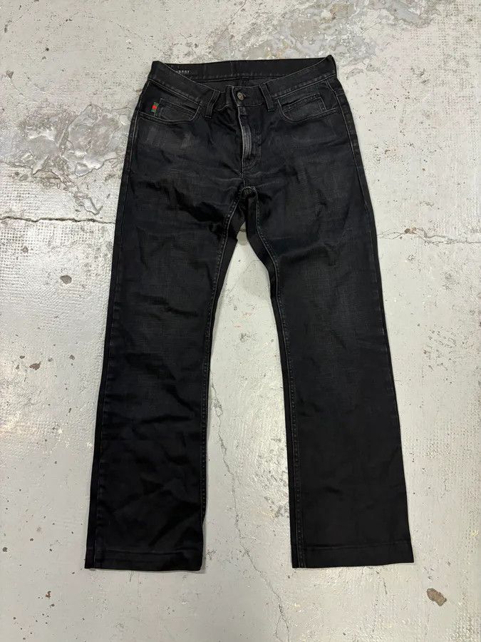 Gucci SS2007 Gucci Black Denim Contemporary Jeans Size US 30 / EU 46 - 1 Thumbnail