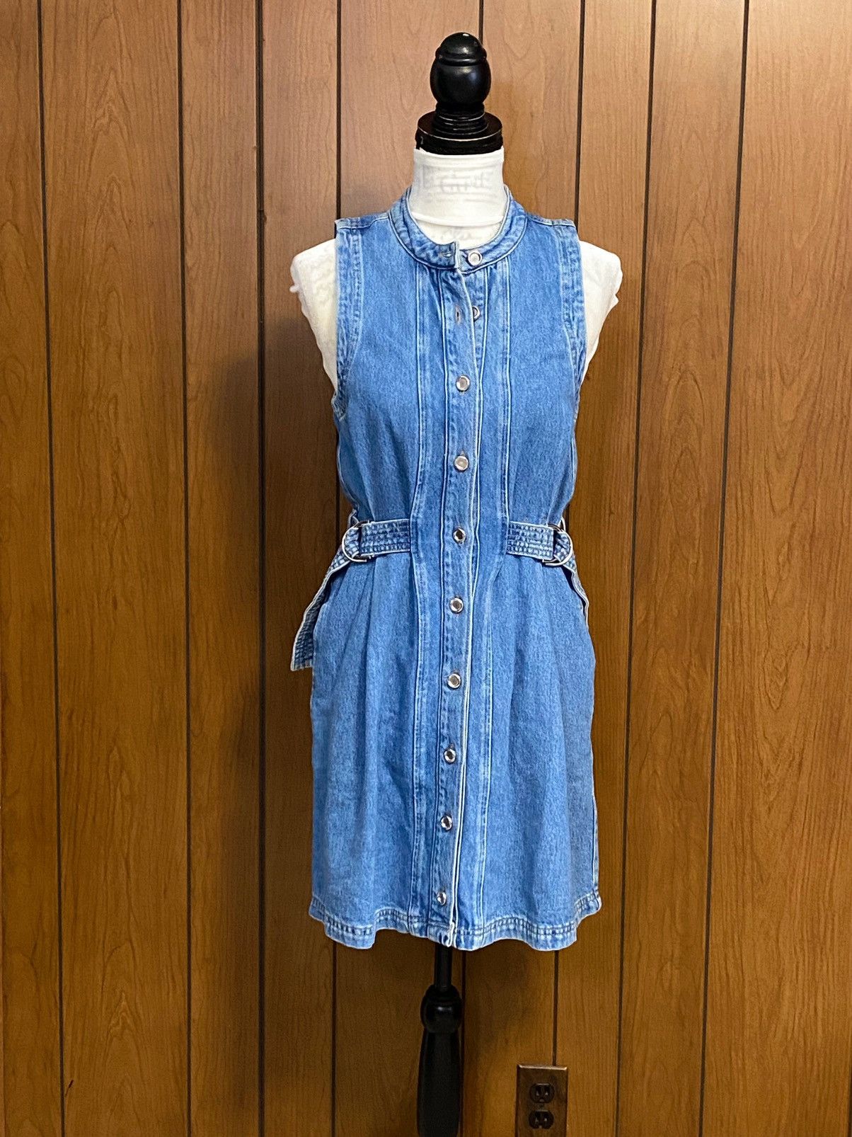Derek Lam 10 Crosby Derek Lam 10 Crosby Side Buckle Denim Minidress size S Size S / US 4 / IT 40 - 1 Thumbnail