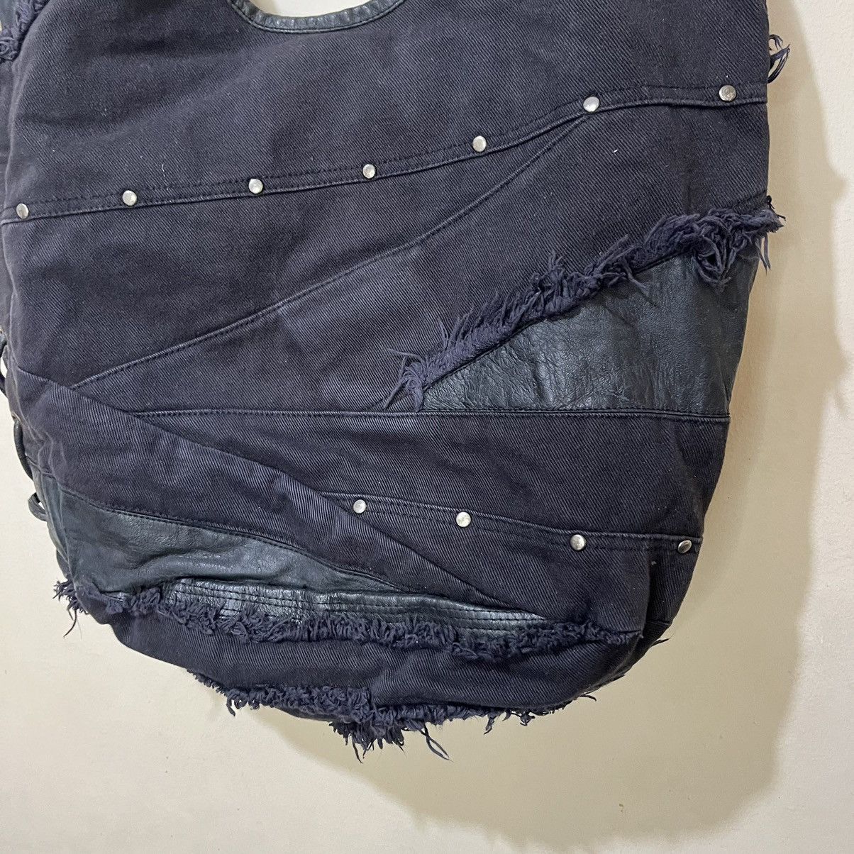 KMRii Archive KMRii Leather Cotton Reversible Tote Bag Size ONE SIZE - 4 Thumbnail