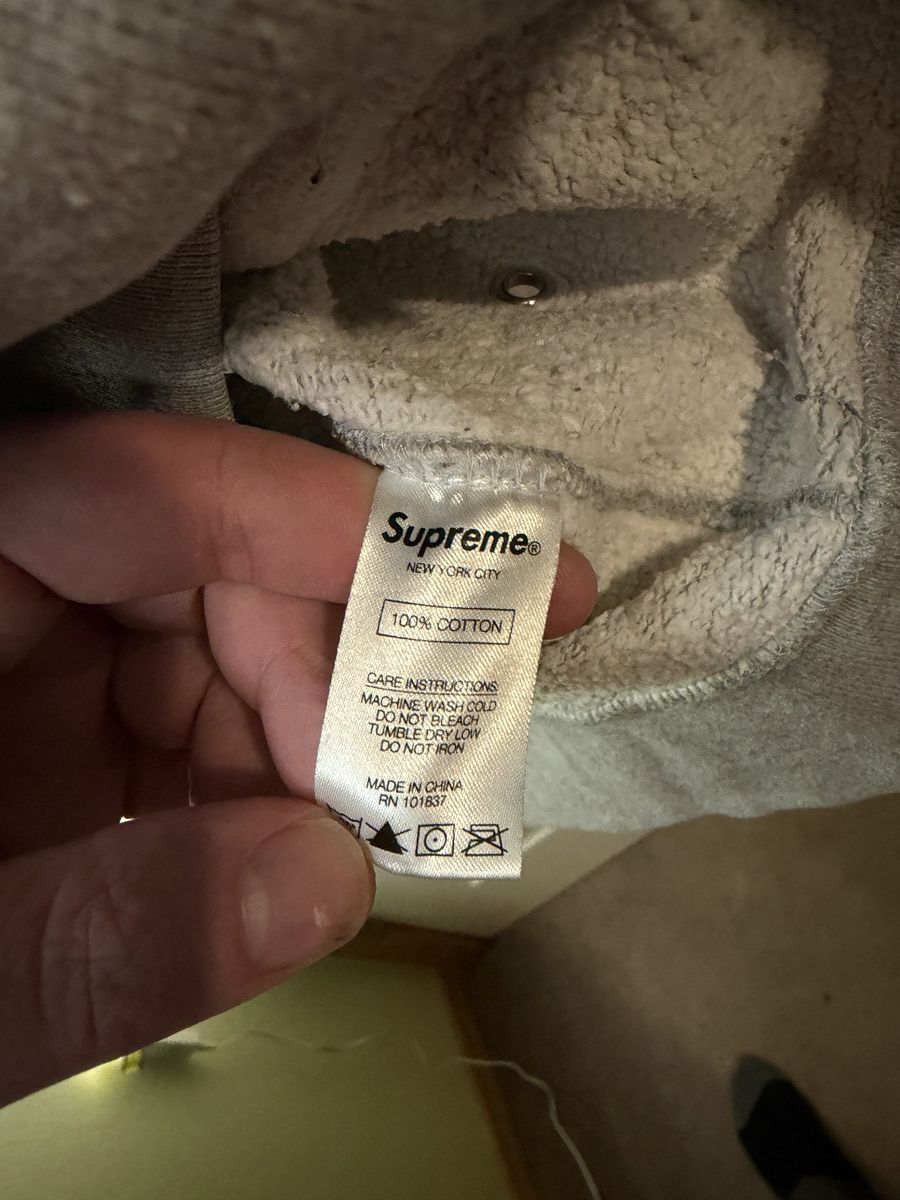 Supreme Supreme Eyelet Hooded Sweatshirt SS20 Gray Size XL Size US XL / EU 56 / 4 - 6 Thumbnail