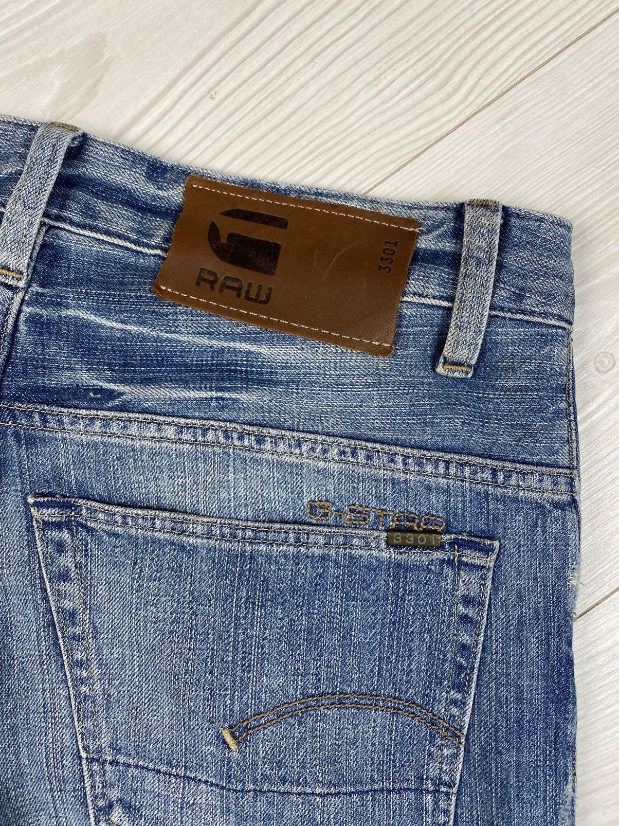 G-Star × Vintage Avant garde flared Gstar raw jeans Historic Glamour style Size 30" / US 8 / IT 44 - 5 Thumbnail