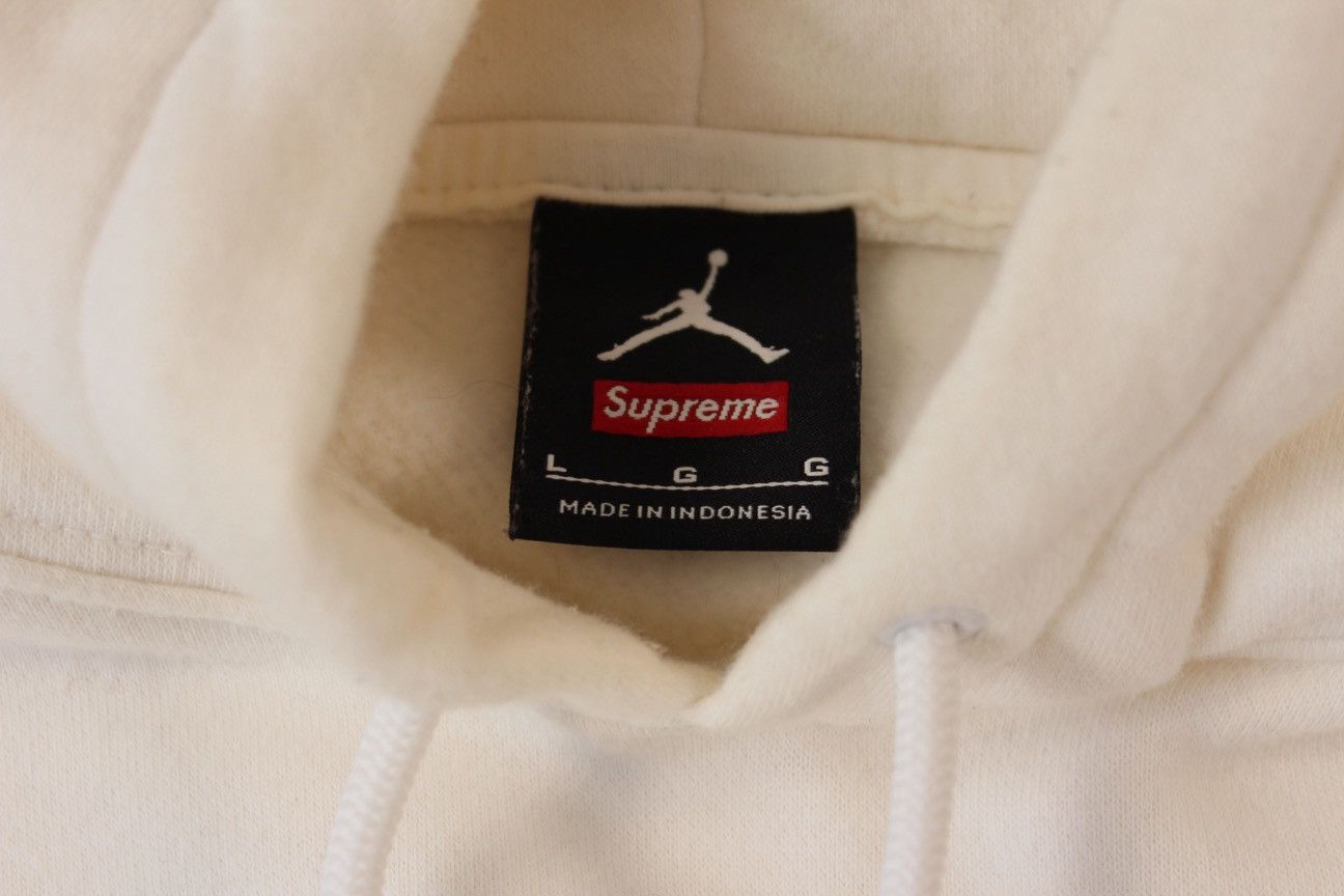 Jordan Brand × Supreme Supreme Jordan Hooded Pullover Size US L / EU 52-54 / 3 - 5 Thumbnail