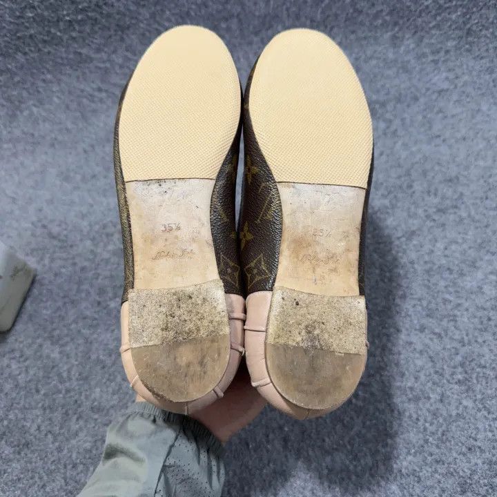 Louis Vuitton Louis Vuitton Leather Logo Slip-On Casual Shoes -2508 Size US 6 / IT 36 - 4 Thumbnail