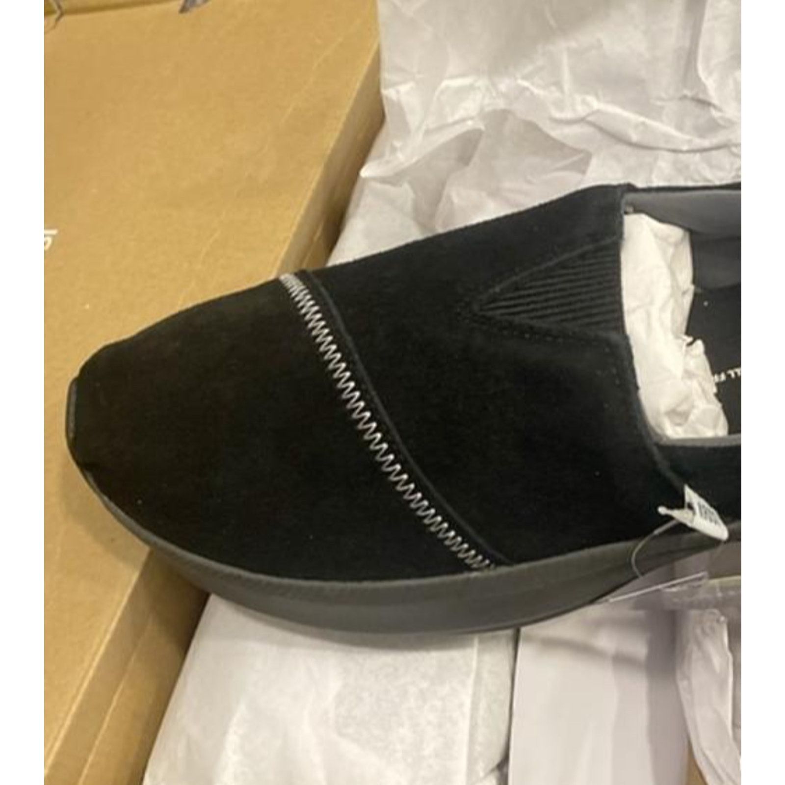 Toms TOMS Alpargata Gamma X KROST Slip On Sneakers Black Suede 11 Size US 11 / EU 44 - 11 Thumbnail