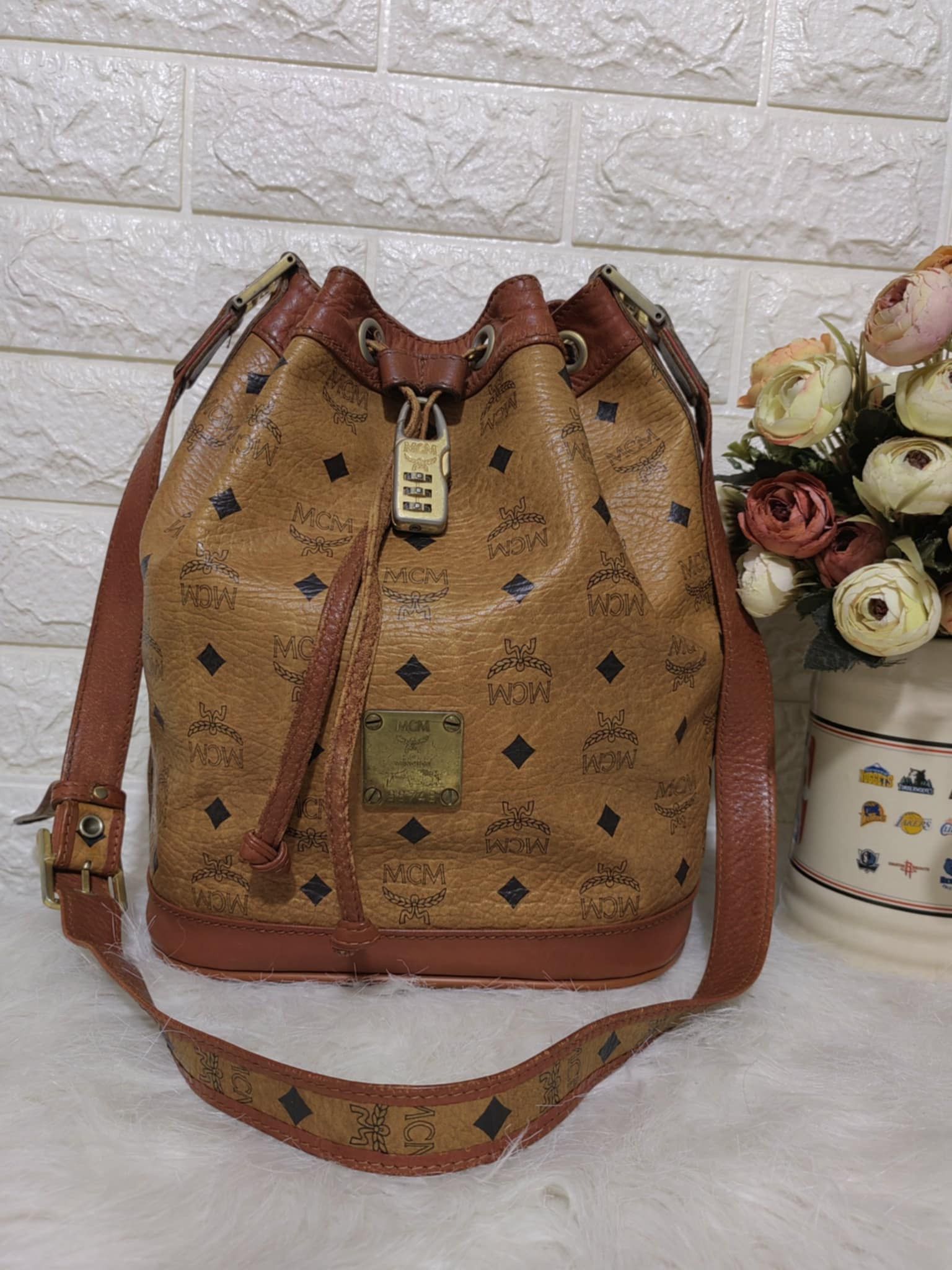 Authentic MCM bucket bag made in popular Germany