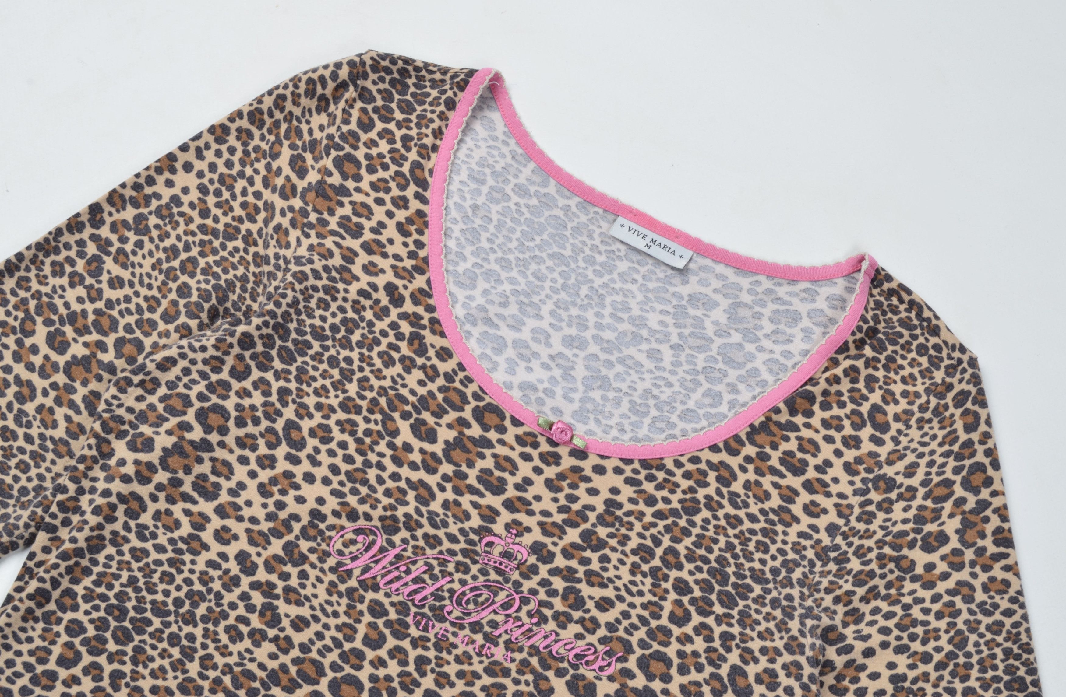 Other Vive Maria Leopard Print Wild Princess Mini Sleep Dress Size M / US 6-8 / IT 42-44 - 2 Thumbnail