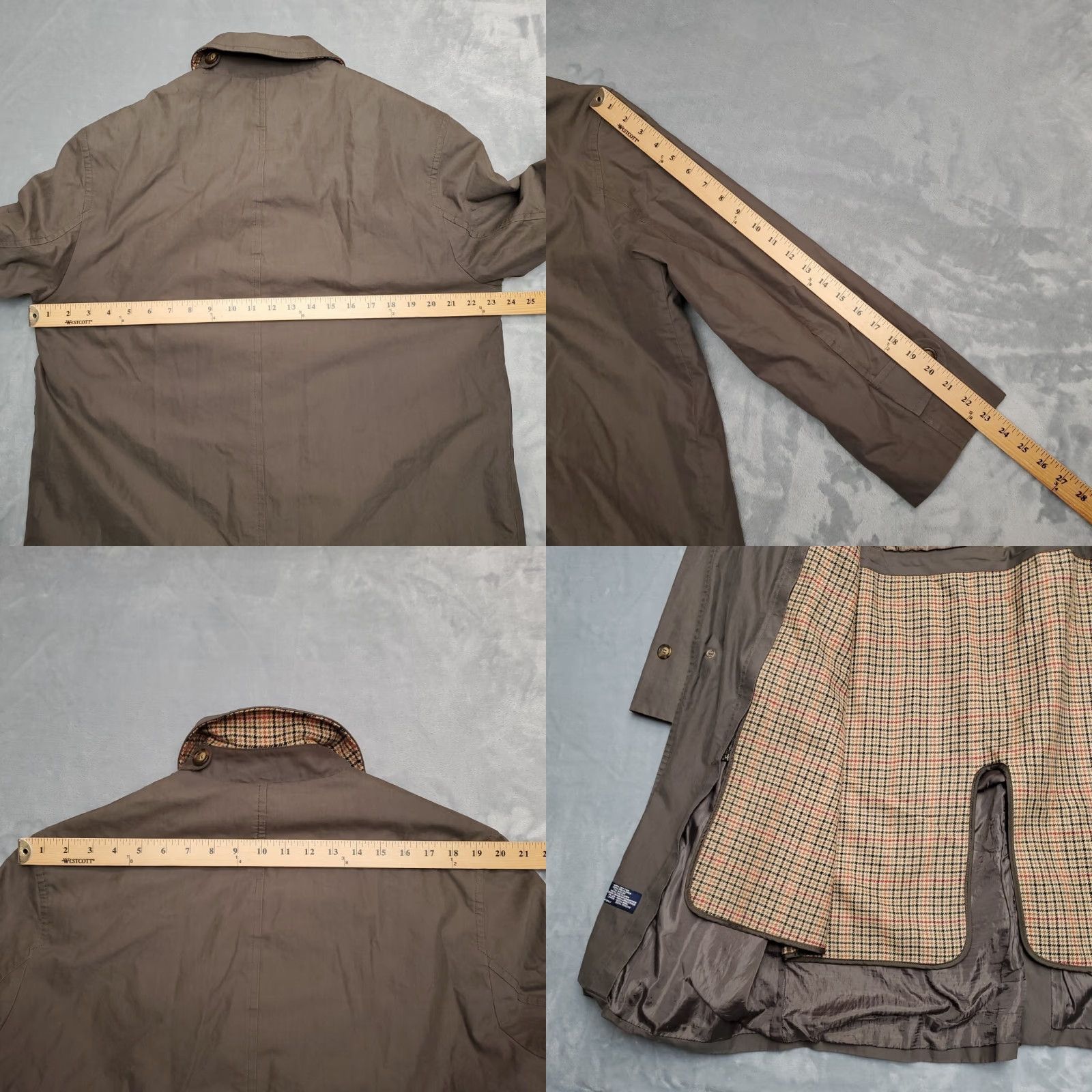 Polo Ralph Lauren Polo Ralph Lauren Tranch Coat Jacket 38S Brown Wool Liner Removable Rain Coat Full Zip Pockets 90s Outdoor Mens Size US M / EU 48-50 / 2 - 9 Thumbnail
