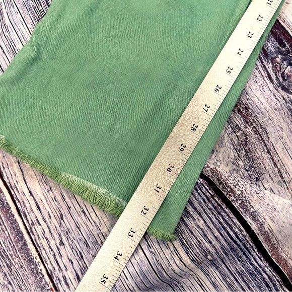 Zara Zara Wide Leg High Waisted Green Jeans Grailed